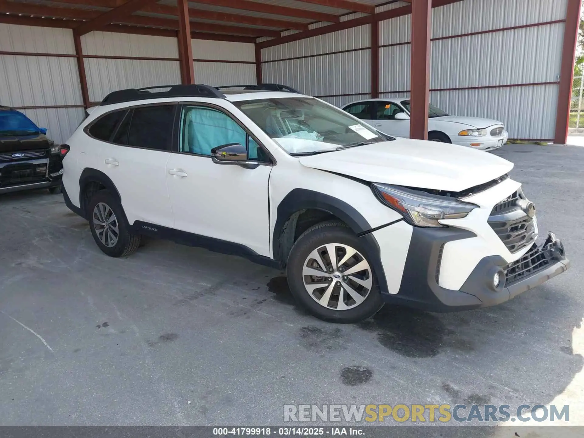 1 Photograph of a damaged car 4S4BTAFC7R3211162 SUBARU OUTBACK 2024