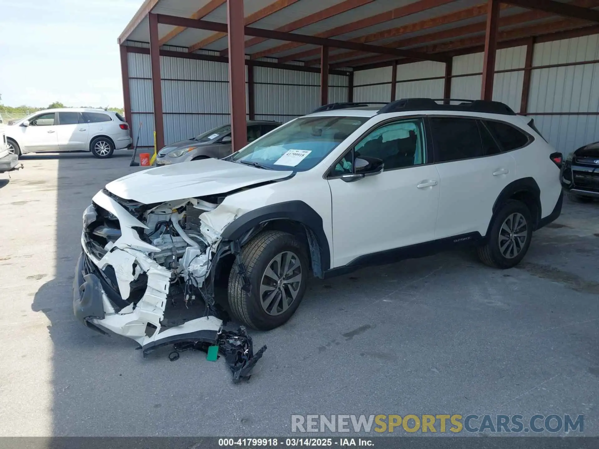 2 Photograph of a damaged car 4S4BTAFC7R3211162 SUBARU OUTBACK 2024