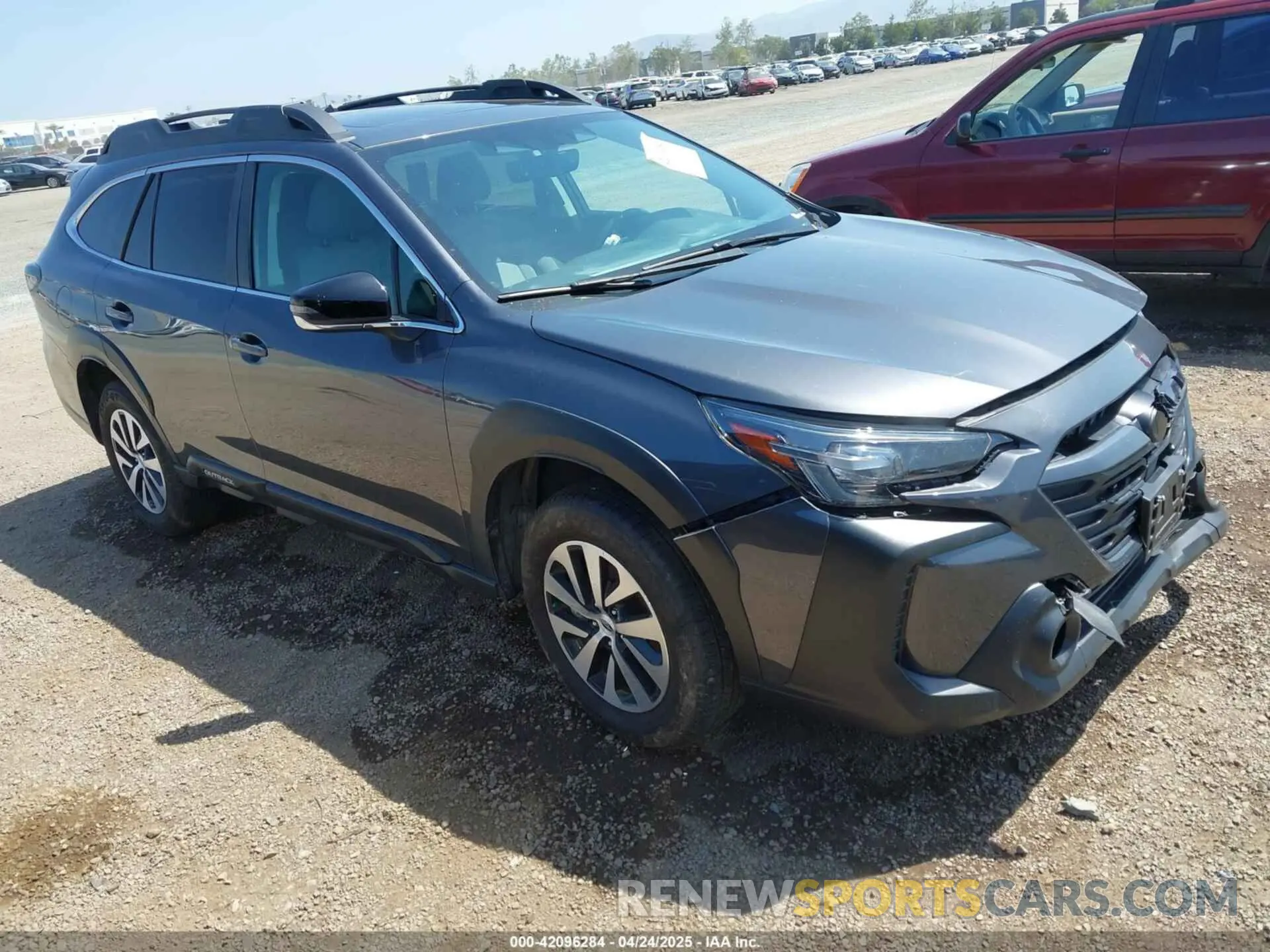 1 Photograph of a damaged car 4S4BTAFC7R3223134 SUBARU OUTBACK 2024