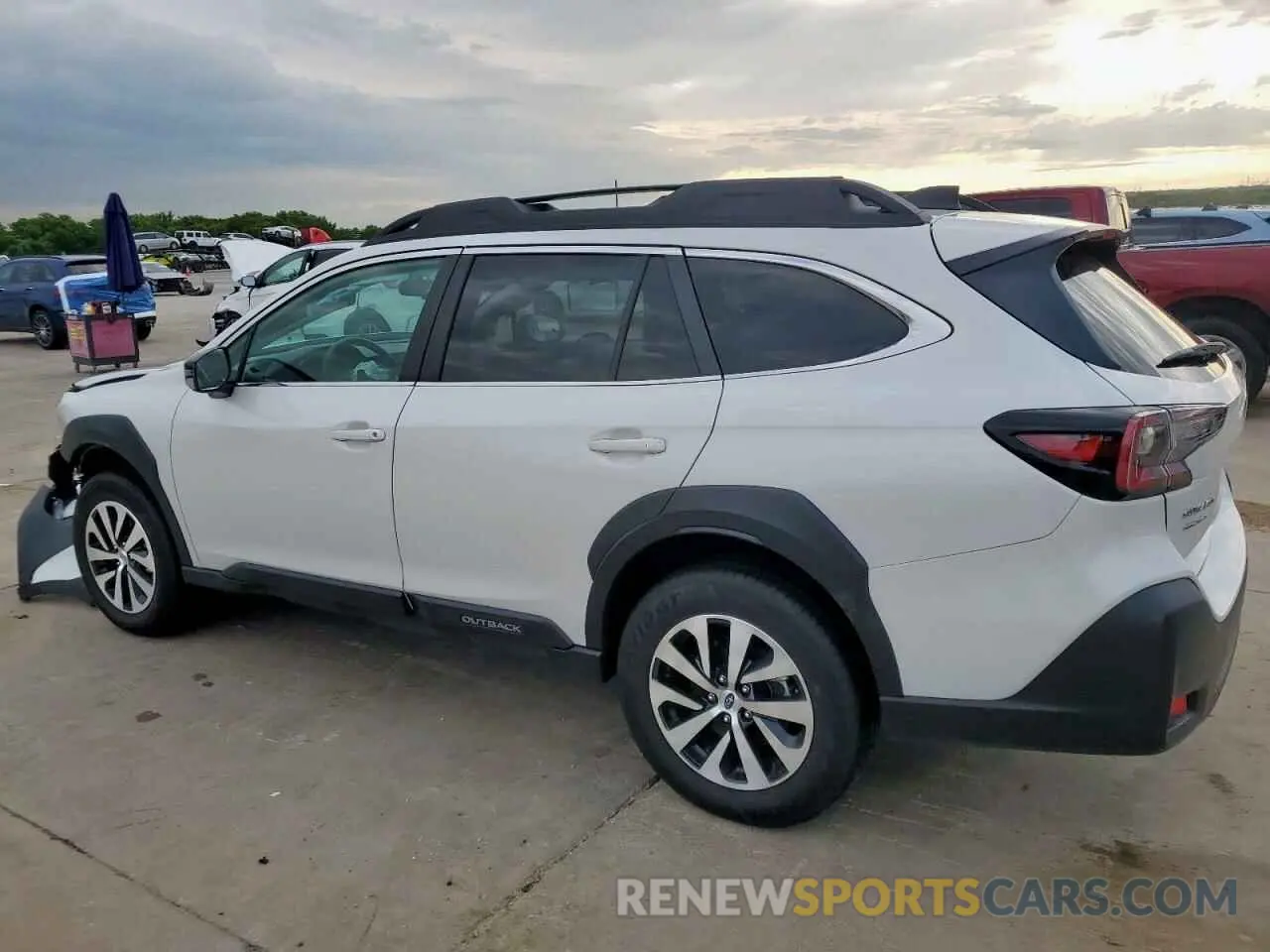 2 Photograph of a damaged car 4S4BTAFC8R3153496 SUBARU OUTBACK 2024