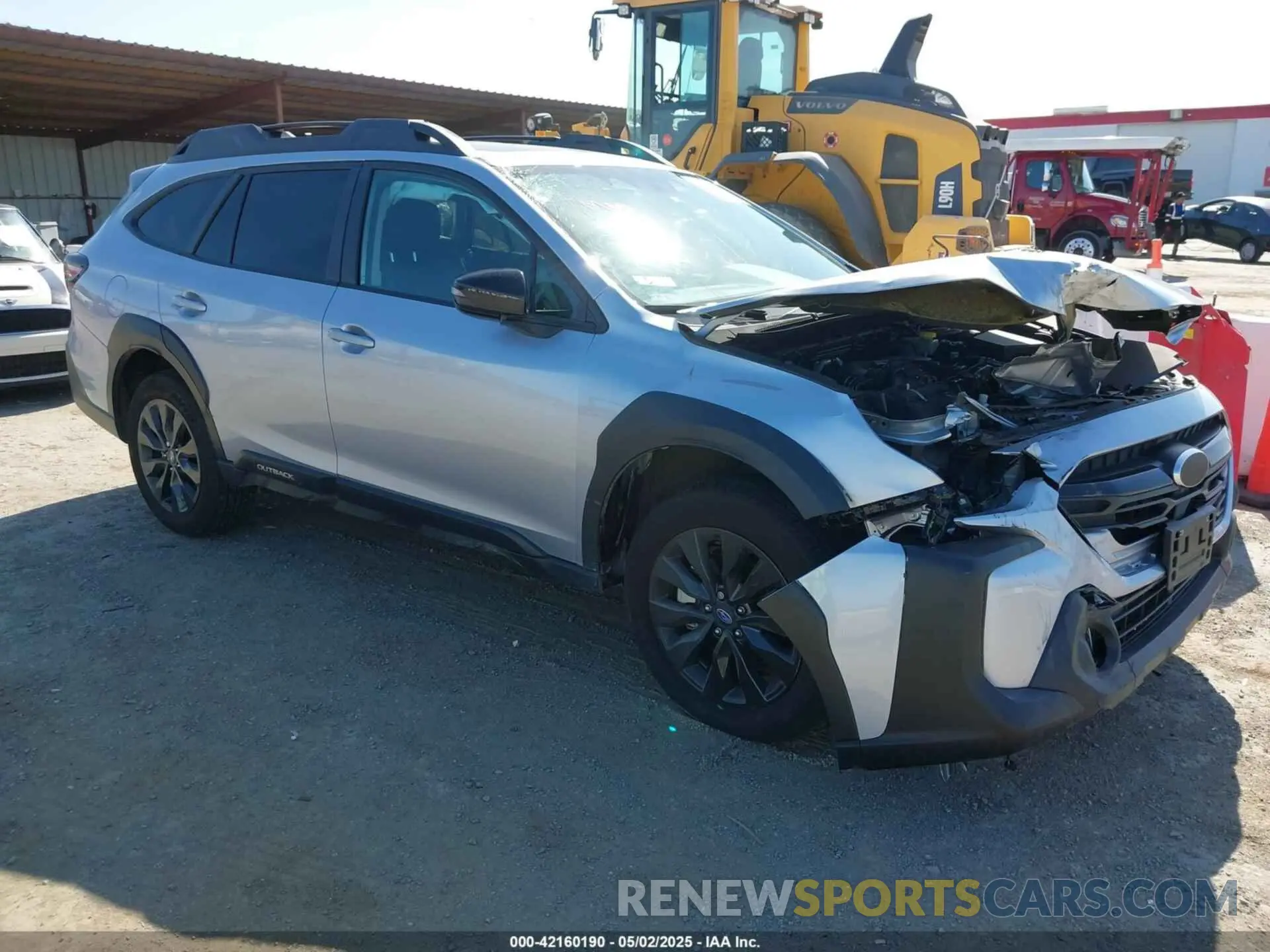 1 Photograph of a damaged car 4S4BTALC0R3234836 SUBARU OUTBACK 2024