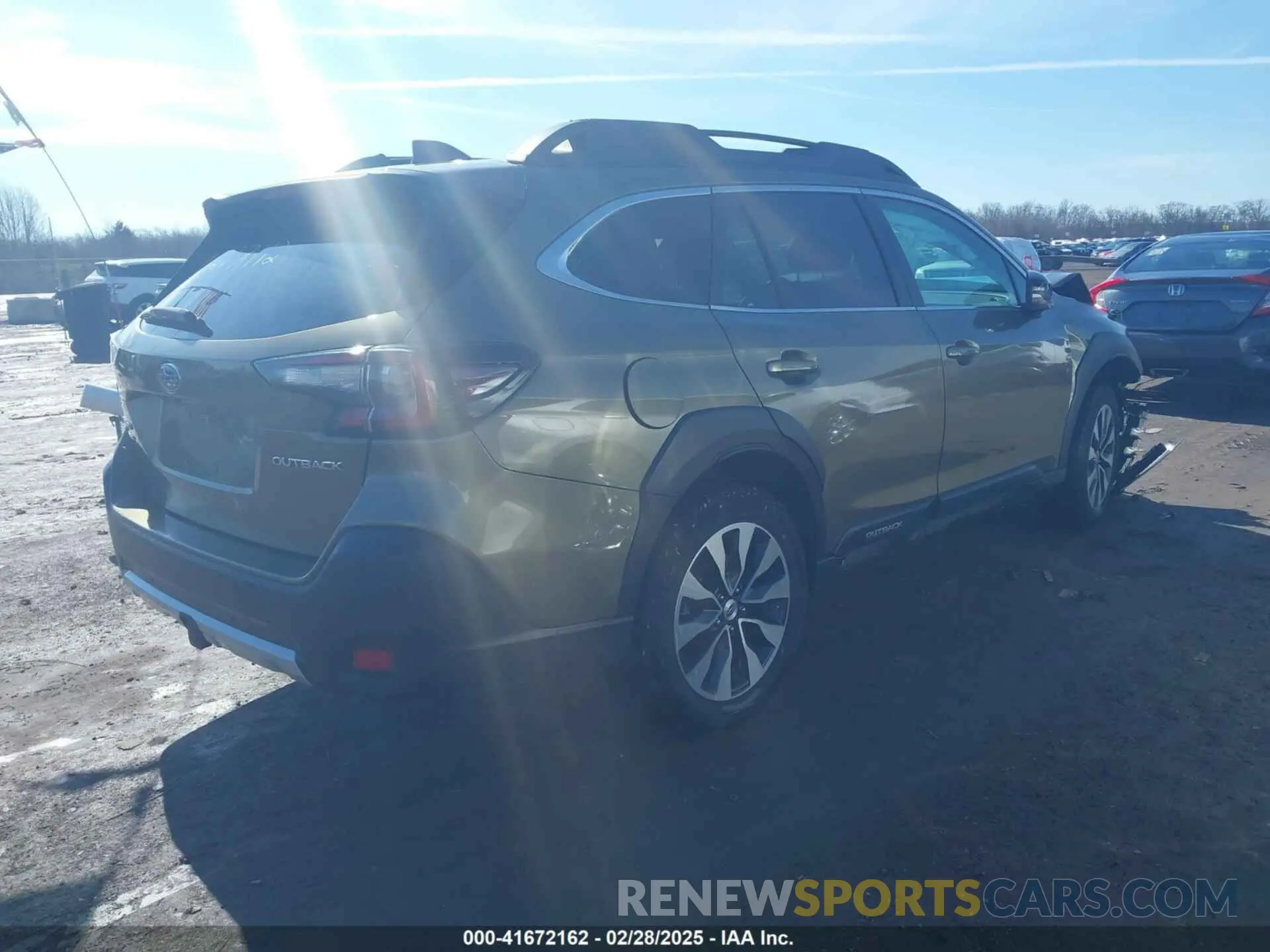 4 Photograph of a damaged car 4S4BTAMCXR3277112 SUBARU OUTBACK 2024