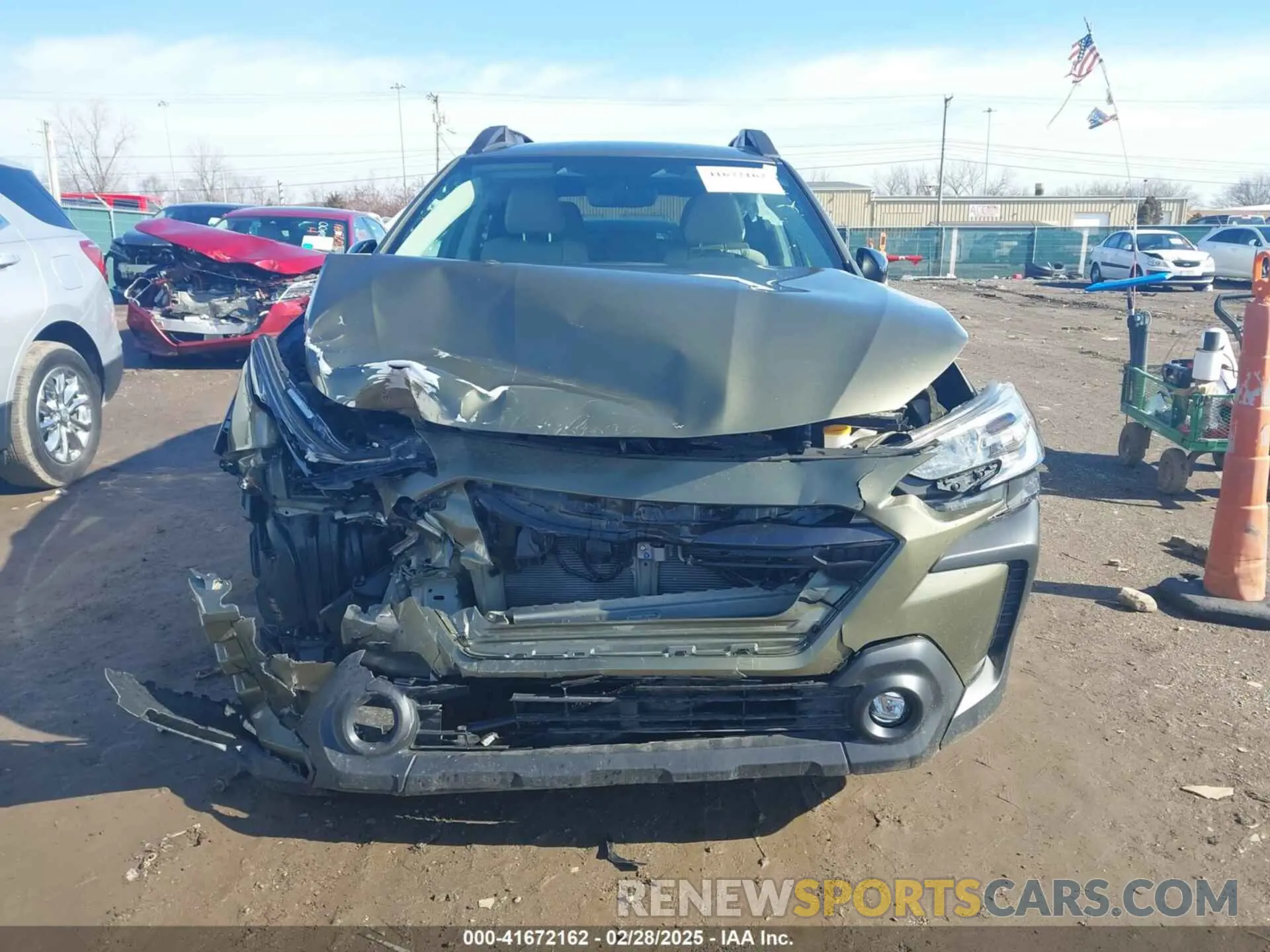 6 Photograph of a damaged car 4S4BTAMCXR3277112 SUBARU OUTBACK 2024