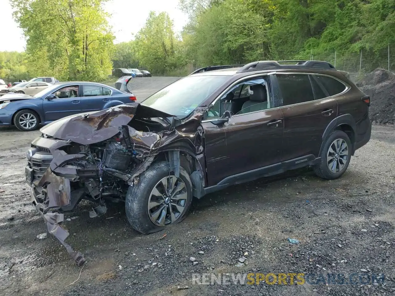 1 Photograph of a damaged car 4S4BTANC0R3121224 SUBARU OUTBACK 2024
