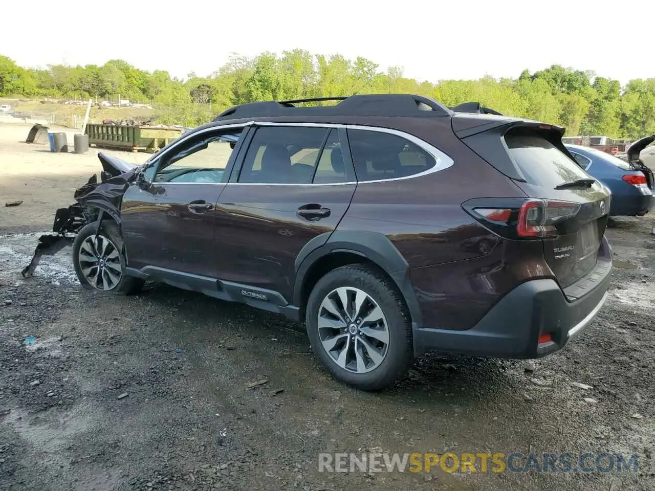 2 Photograph of a damaged car 4S4BTANC0R3121224 SUBARU OUTBACK 2024