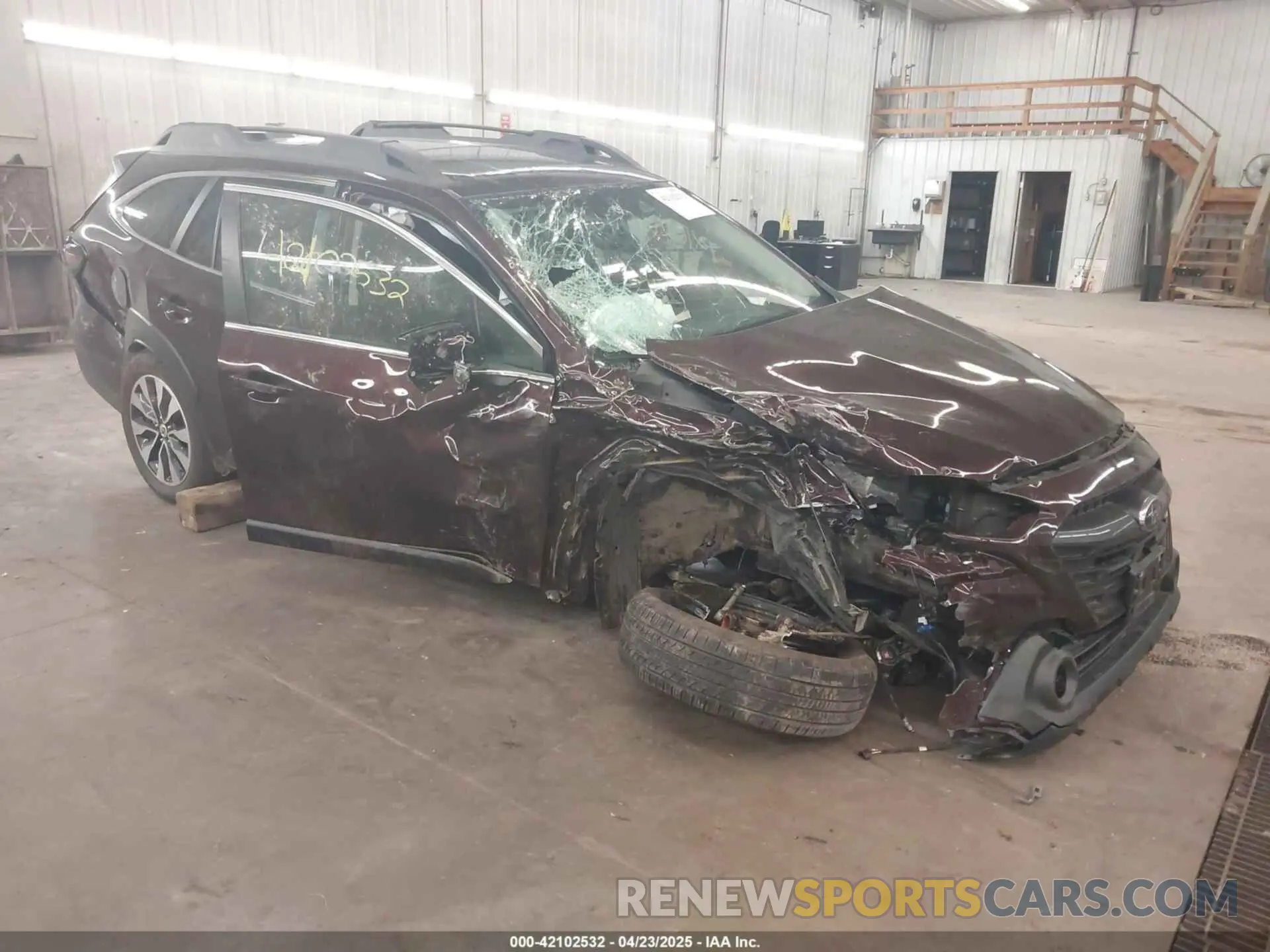 1 Photograph of a damaged car 4S4BTANC0R3167975 SUBARU OUTBACK 2024