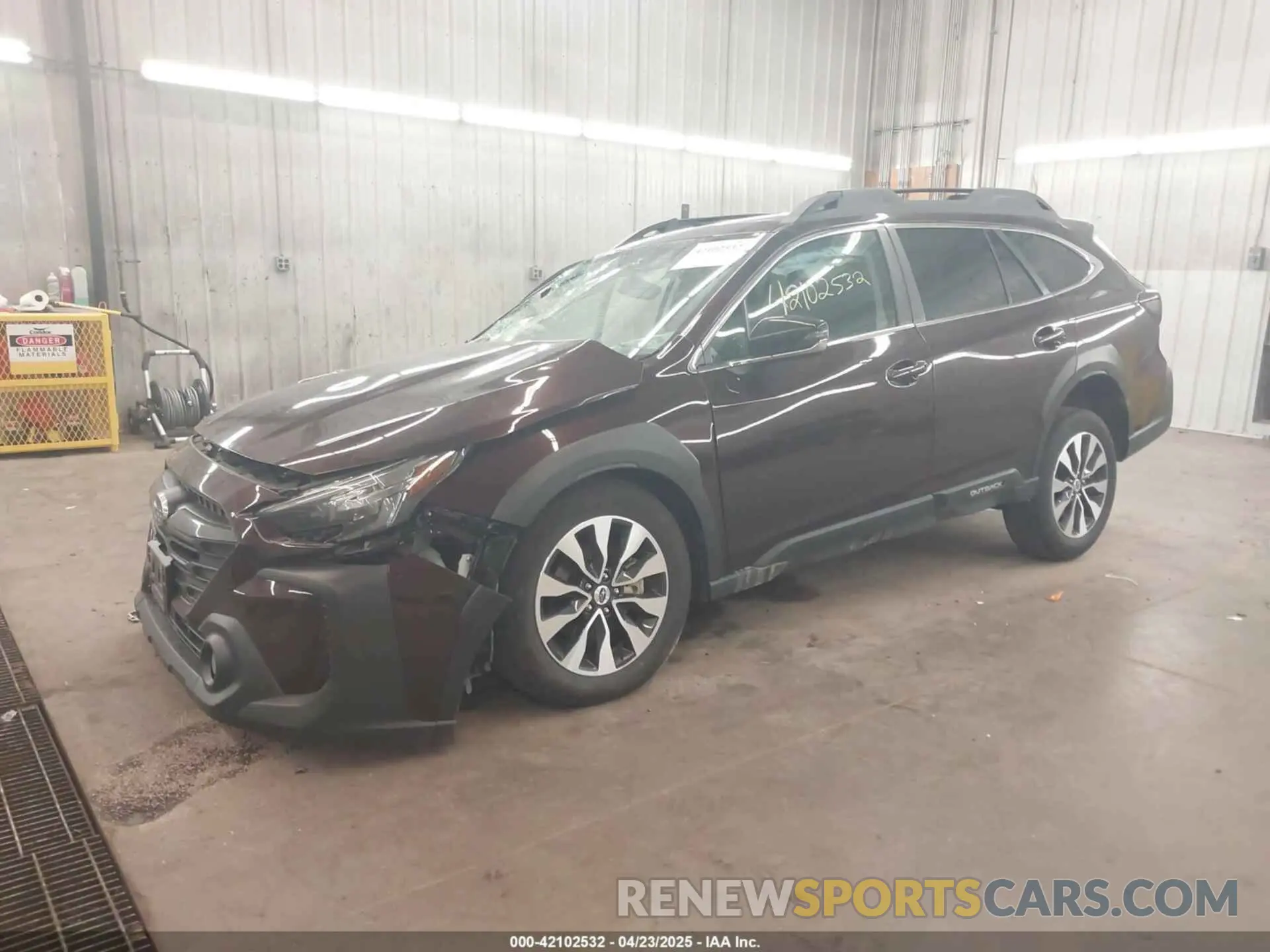 2 Photograph of a damaged car 4S4BTANC0R3167975 SUBARU OUTBACK 2024
