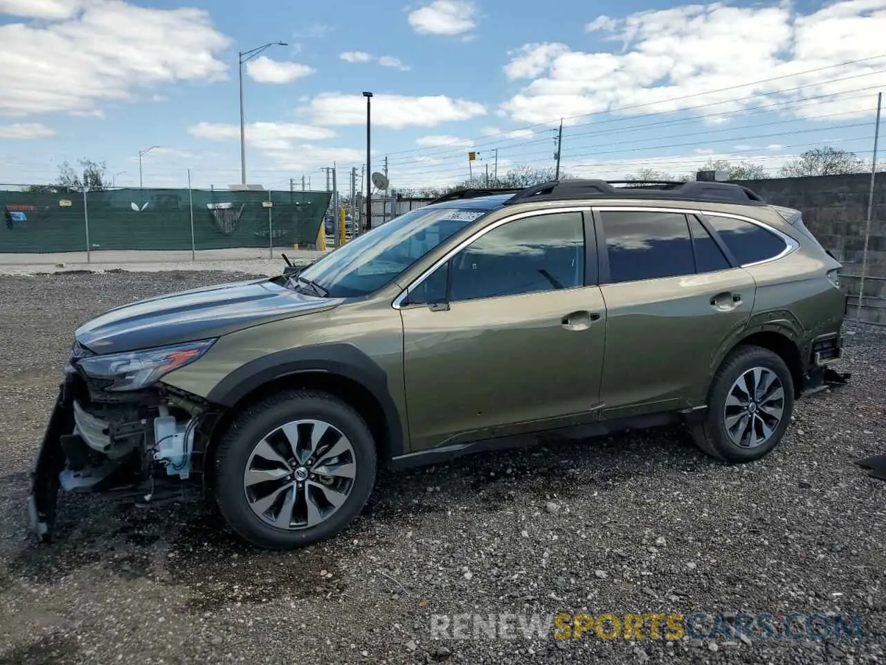 1 Photograph of a damaged car 4S4BTANC0R3301450 SUBARU OUTBACK 2024