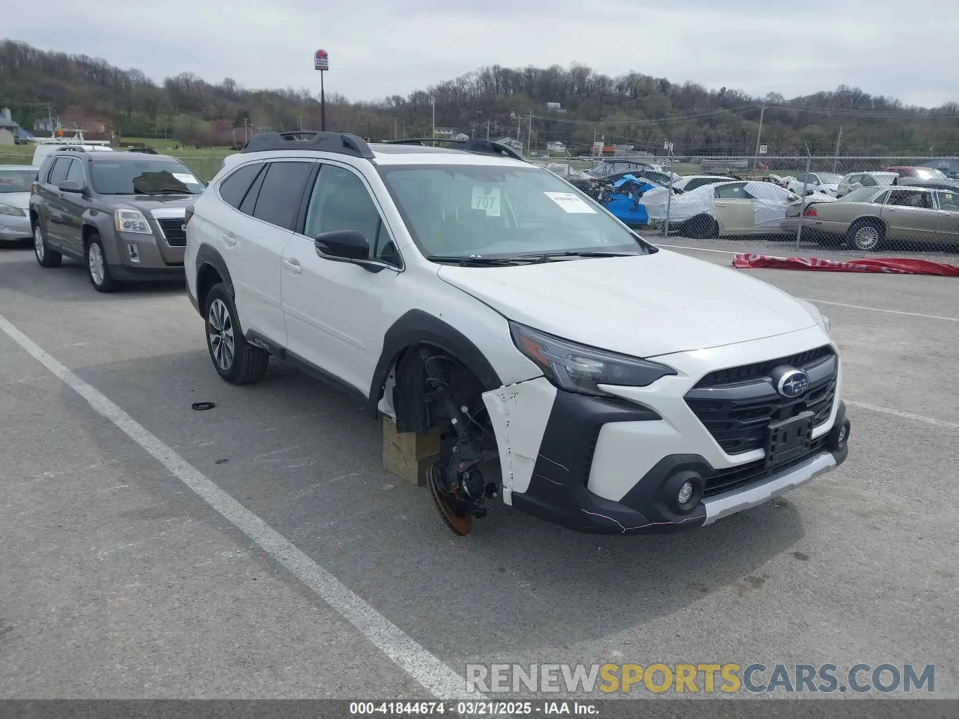 1 Photograph of a damaged car 4S4BTANC1R3231893 SUBARU OUTBACK 2024