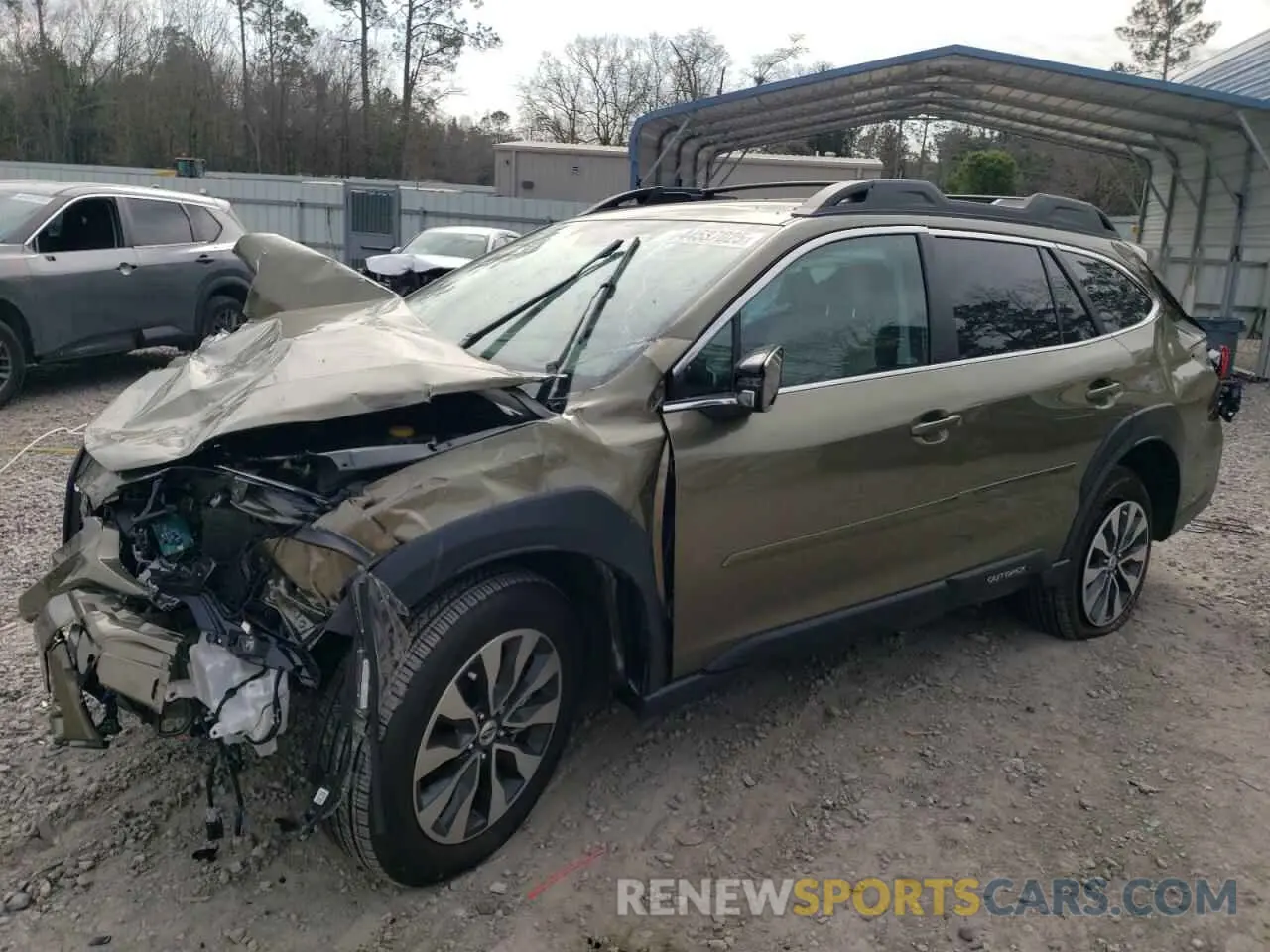 1 Photograph of a damaged car 4S4BTANC1R3257670 SUBARU OUTBACK 2024