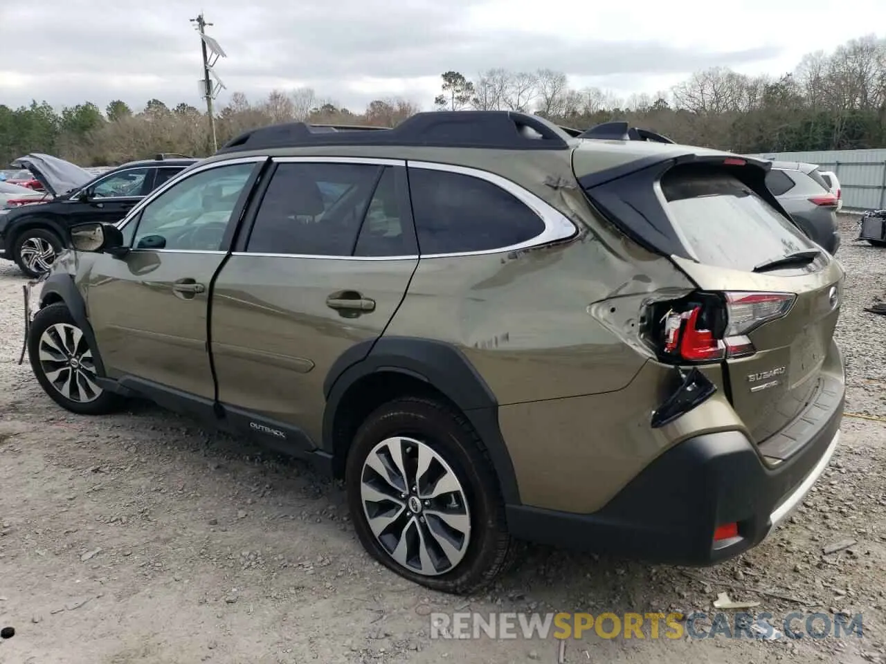 2 Photograph of a damaged car 4S4BTANC1R3257670 SUBARU OUTBACK 2024