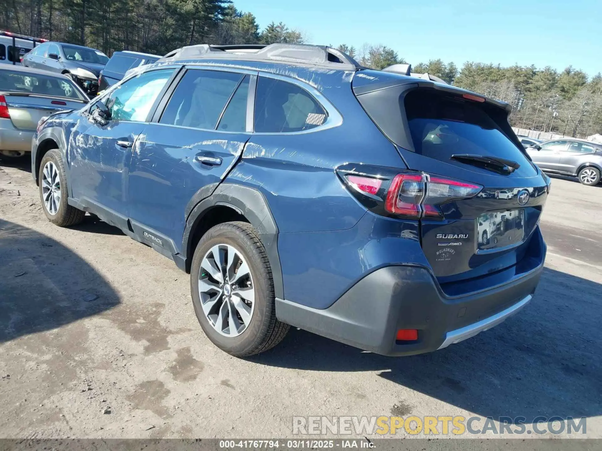3 Photograph of a damaged car 4S4BTANC2R3253725 SUBARU OUTBACK 2024