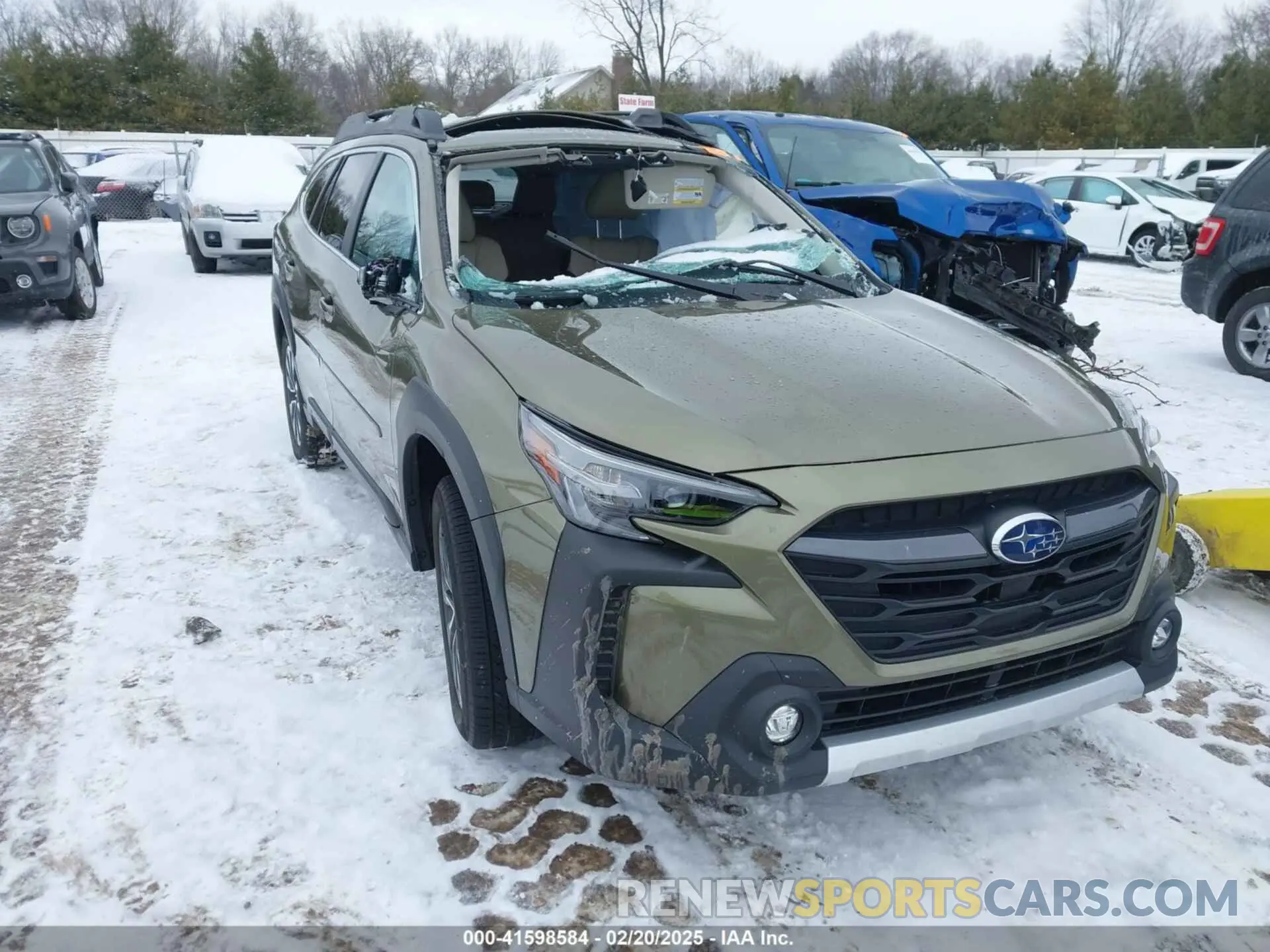 1 Photograph of a damaged car 4S4BTANC3R3146408 SUBARU OUTBACK 2024