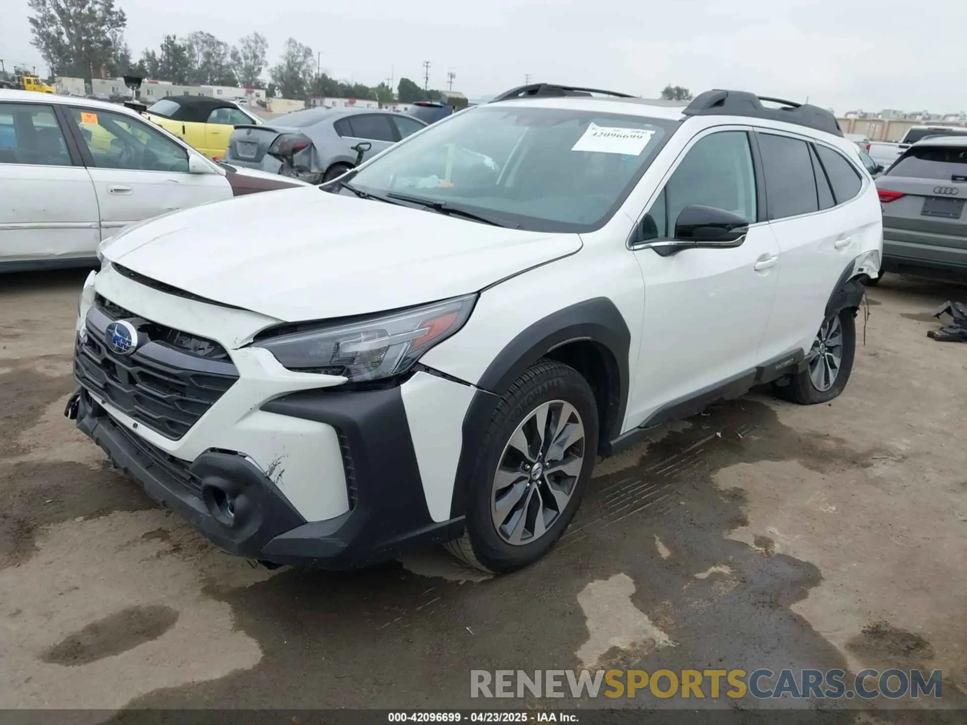 2 Photograph of a damaged car 4S4BTANC3R3183376 SUBARU OUTBACK 2024