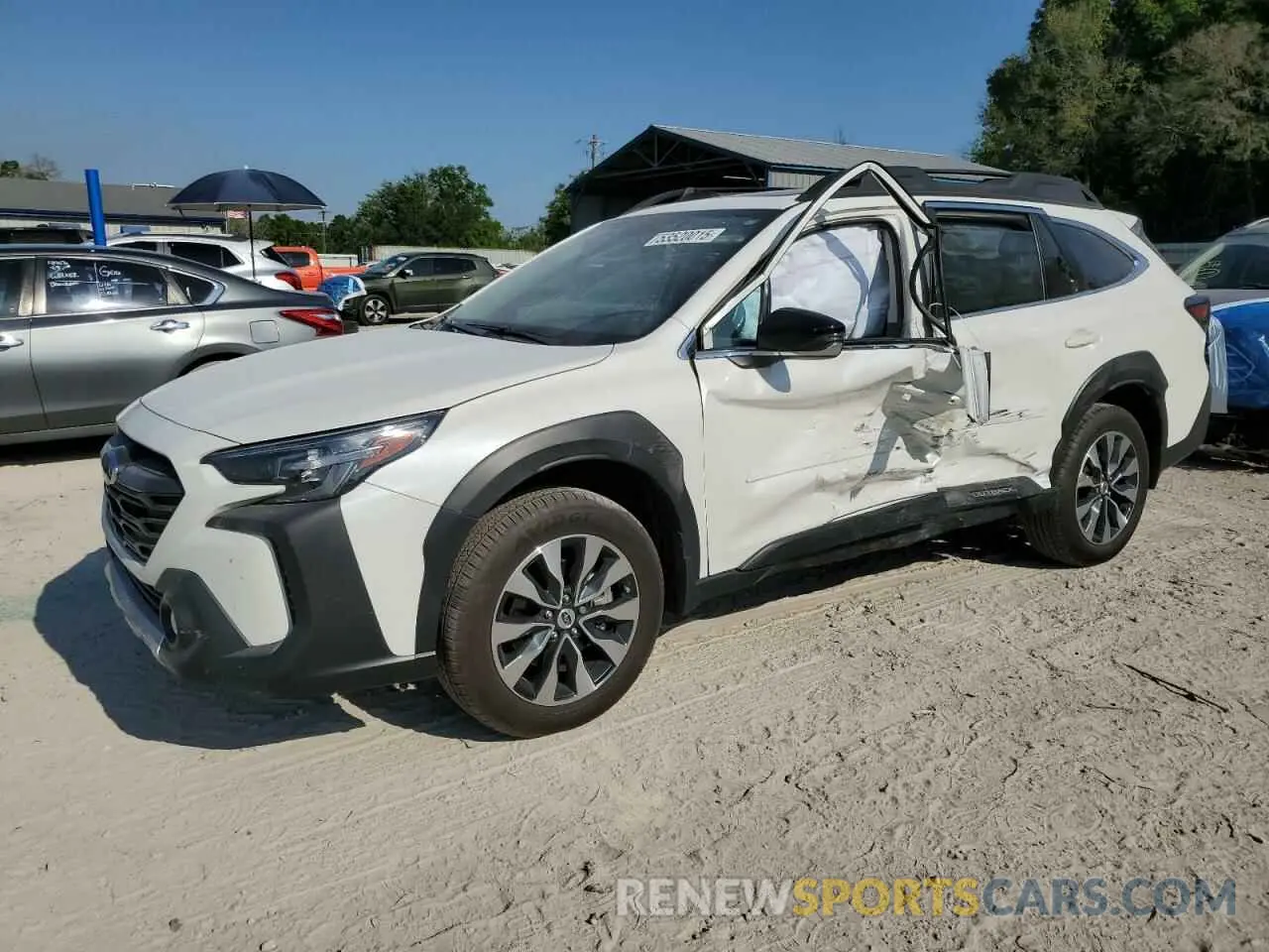 1 Photograph of a damaged car 4S4BTANC3R3222242 SUBARU OUTBACK 2024