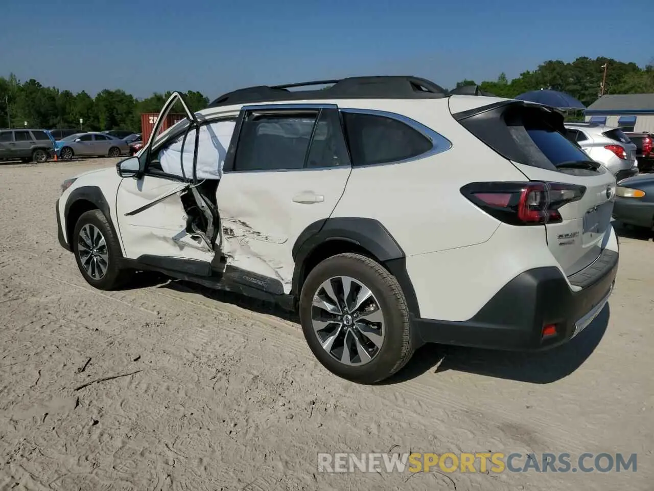 2 Photograph of a damaged car 4S4BTANC3R3222242 SUBARU OUTBACK 2024