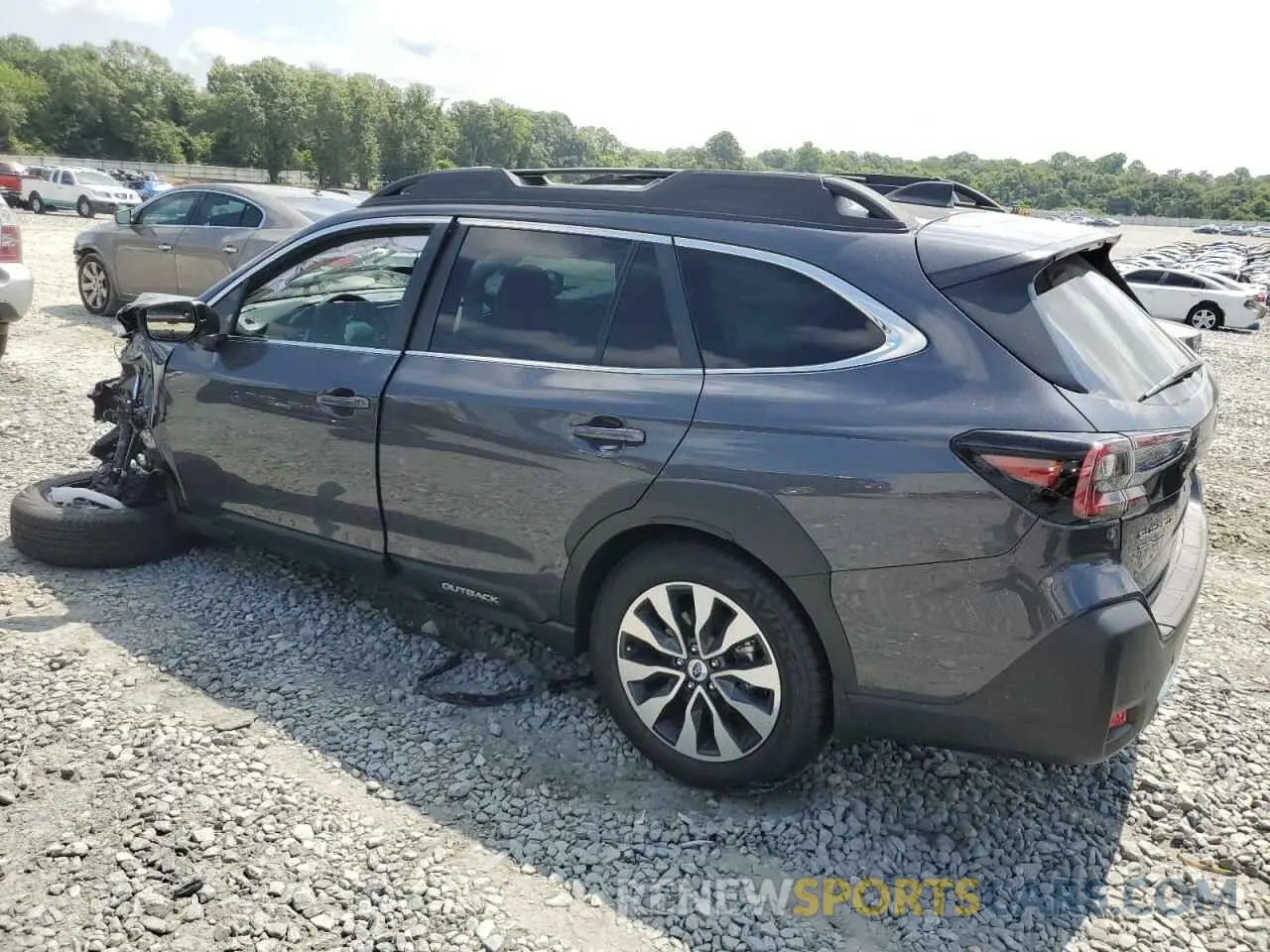 2 Photograph of a damaged car 4S4BTANC4R3194581 SUBARU OUTBACK 2024