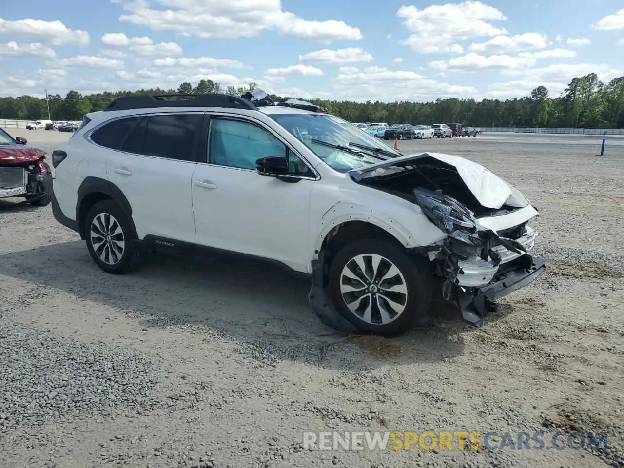 4 Photograph of a damaged car 4S4BTANC5R3233081 SUBARU OUTBACK 2024