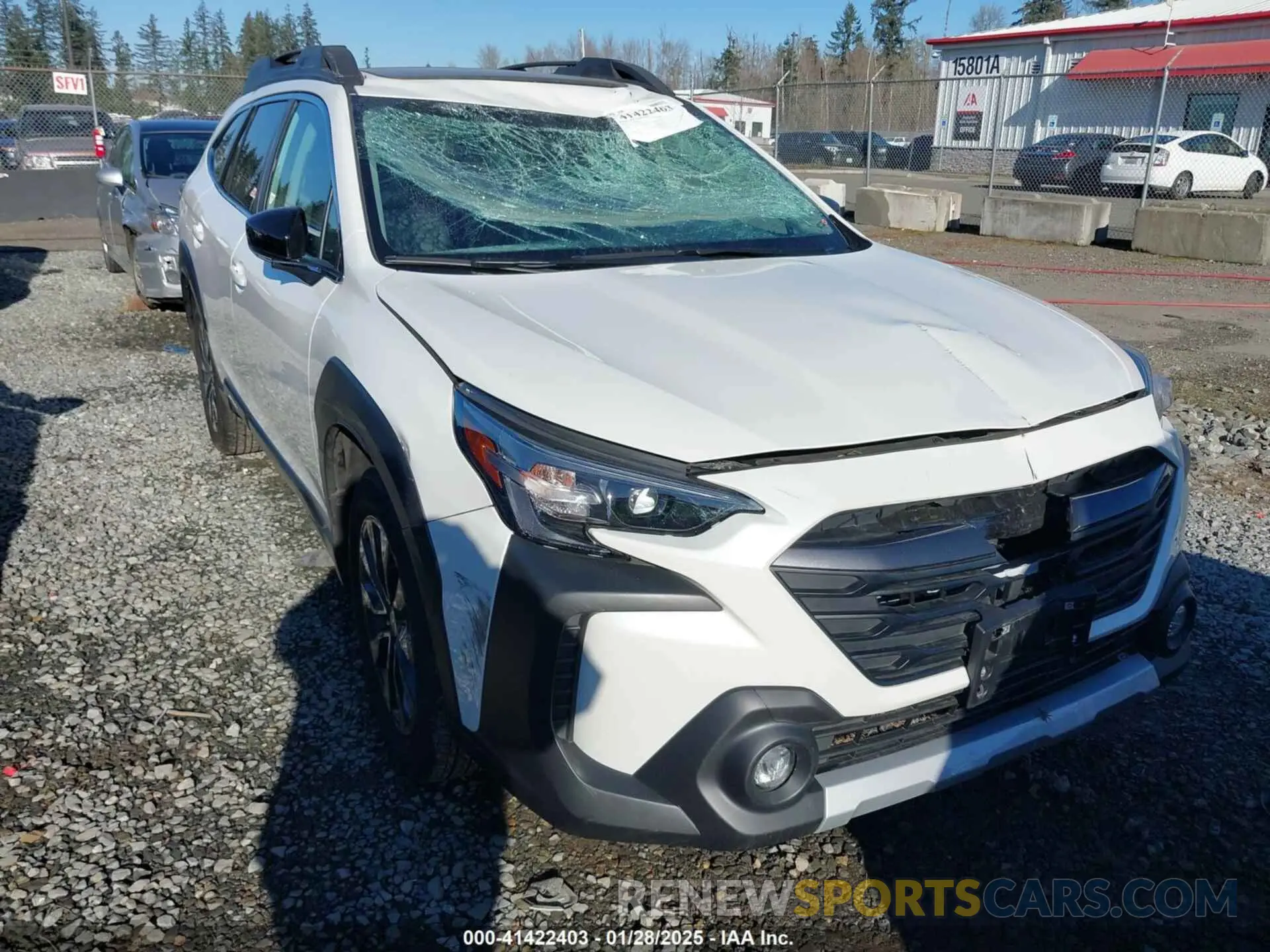 1 Photograph of a damaged car 4S4BTANC7R3252036 SUBARU OUTBACK 2024