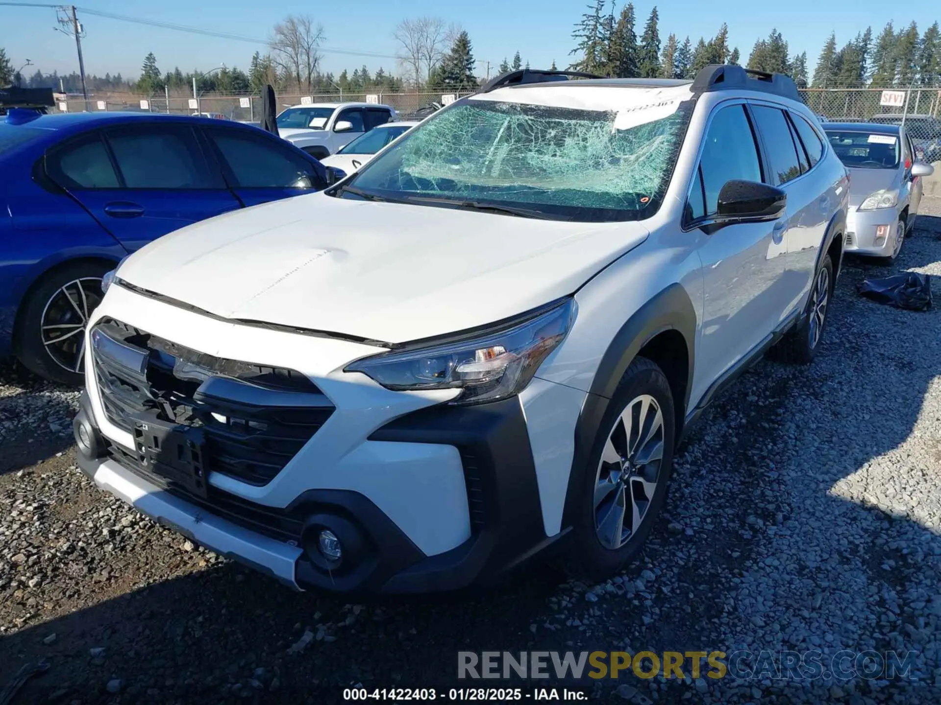 2 Photograph of a damaged car 4S4BTANC7R3252036 SUBARU OUTBACK 2024