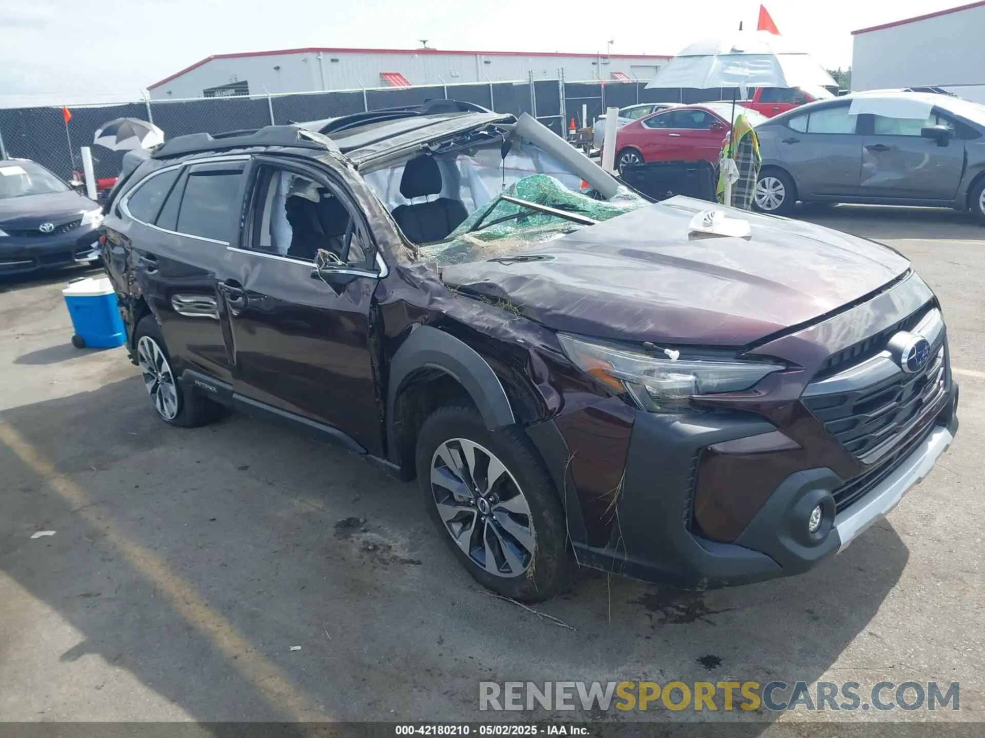 1 Photograph of a damaged car 4S4BTANC7R3283366 SUBARU OUTBACK 2024