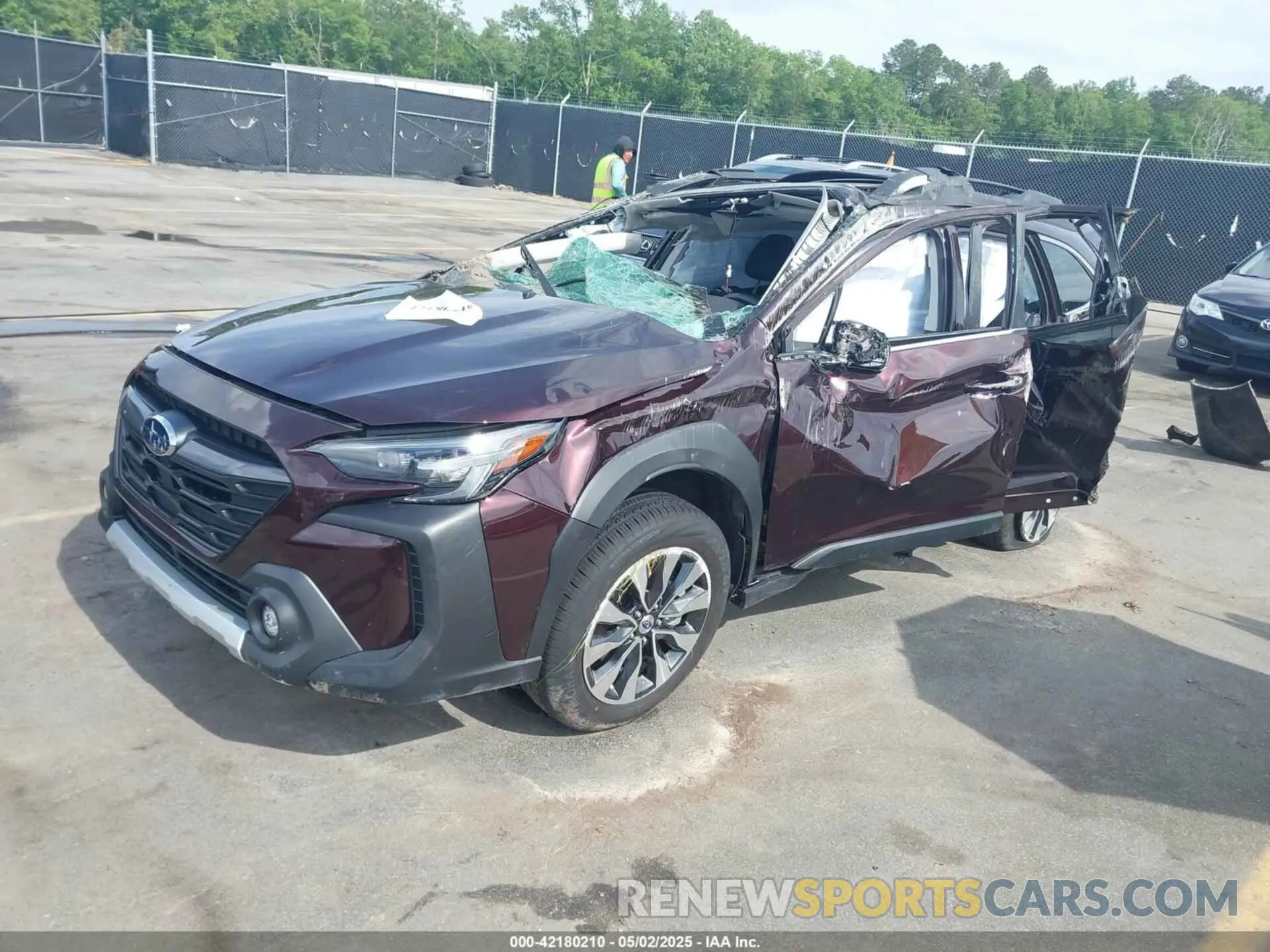 2 Photograph of a damaged car 4S4BTANC7R3283366 SUBARU OUTBACK 2024