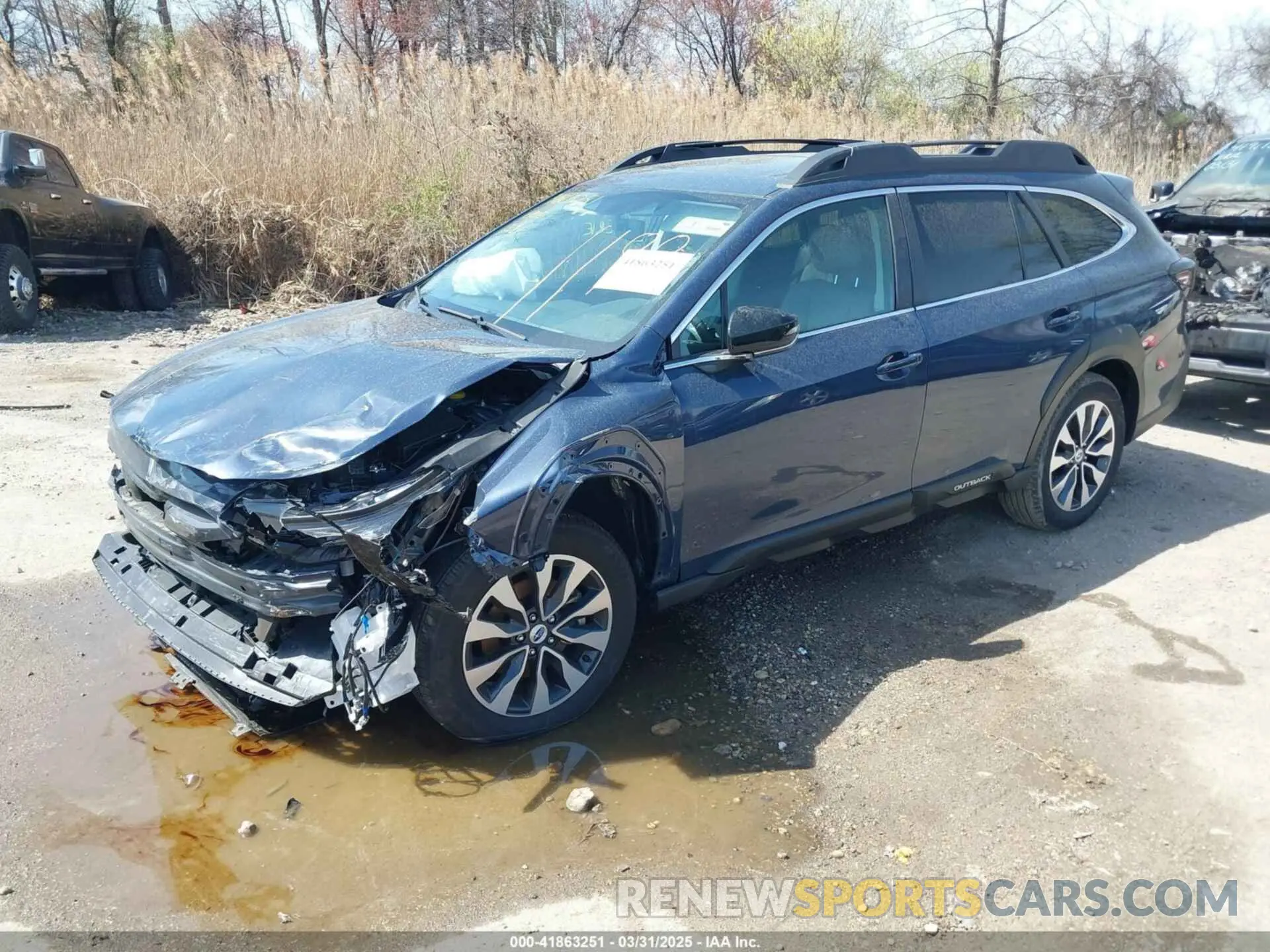 2 Photograph of a damaged car 4S4BTANC7R3301199 SUBARU OUTBACK 2024