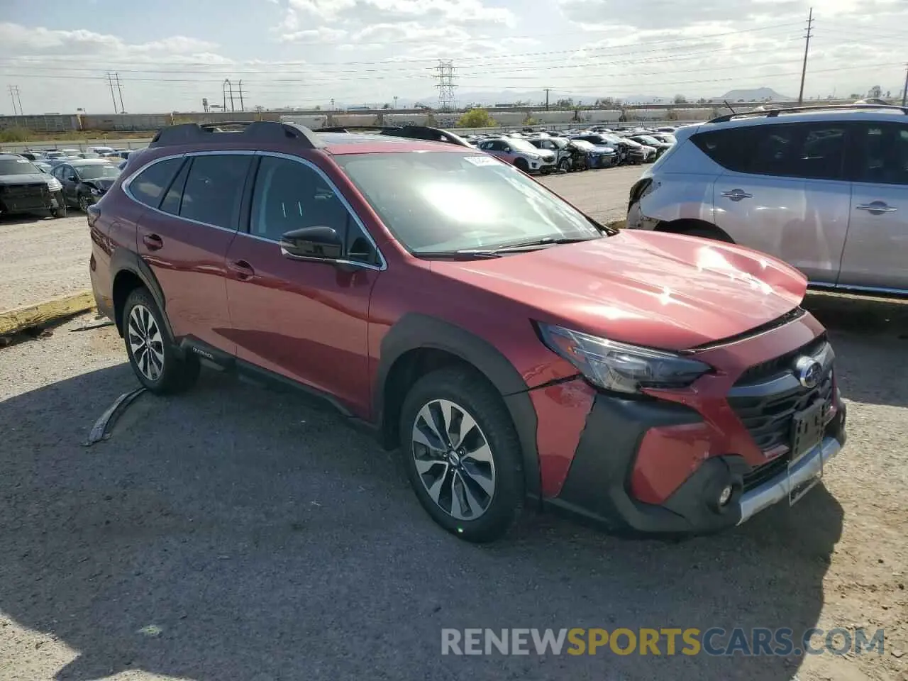 4 Photograph of a damaged car 4S4BTANC8R3171563 SUBARU OUTBACK 2024