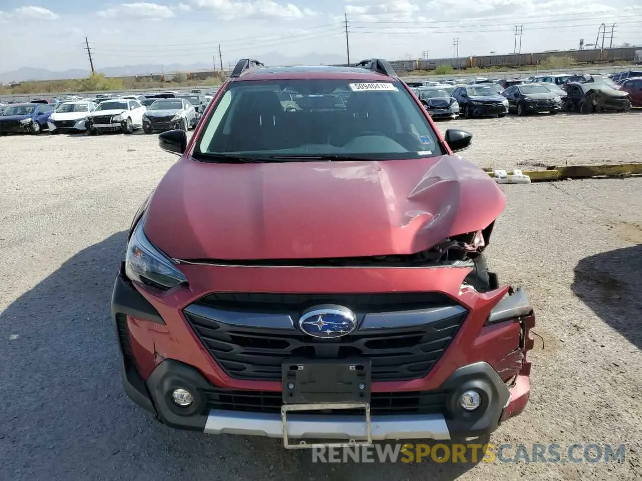 5 Photograph of a damaged car 4S4BTANC8R3171563 SUBARU OUTBACK 2024