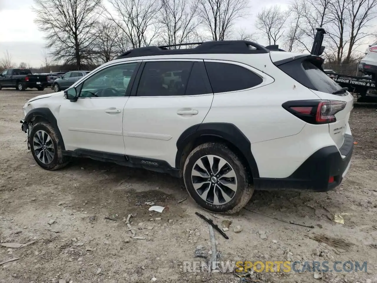 2 Photograph of a damaged car 4S4BTANC9R3113591 SUBARU OUTBACK 2024
