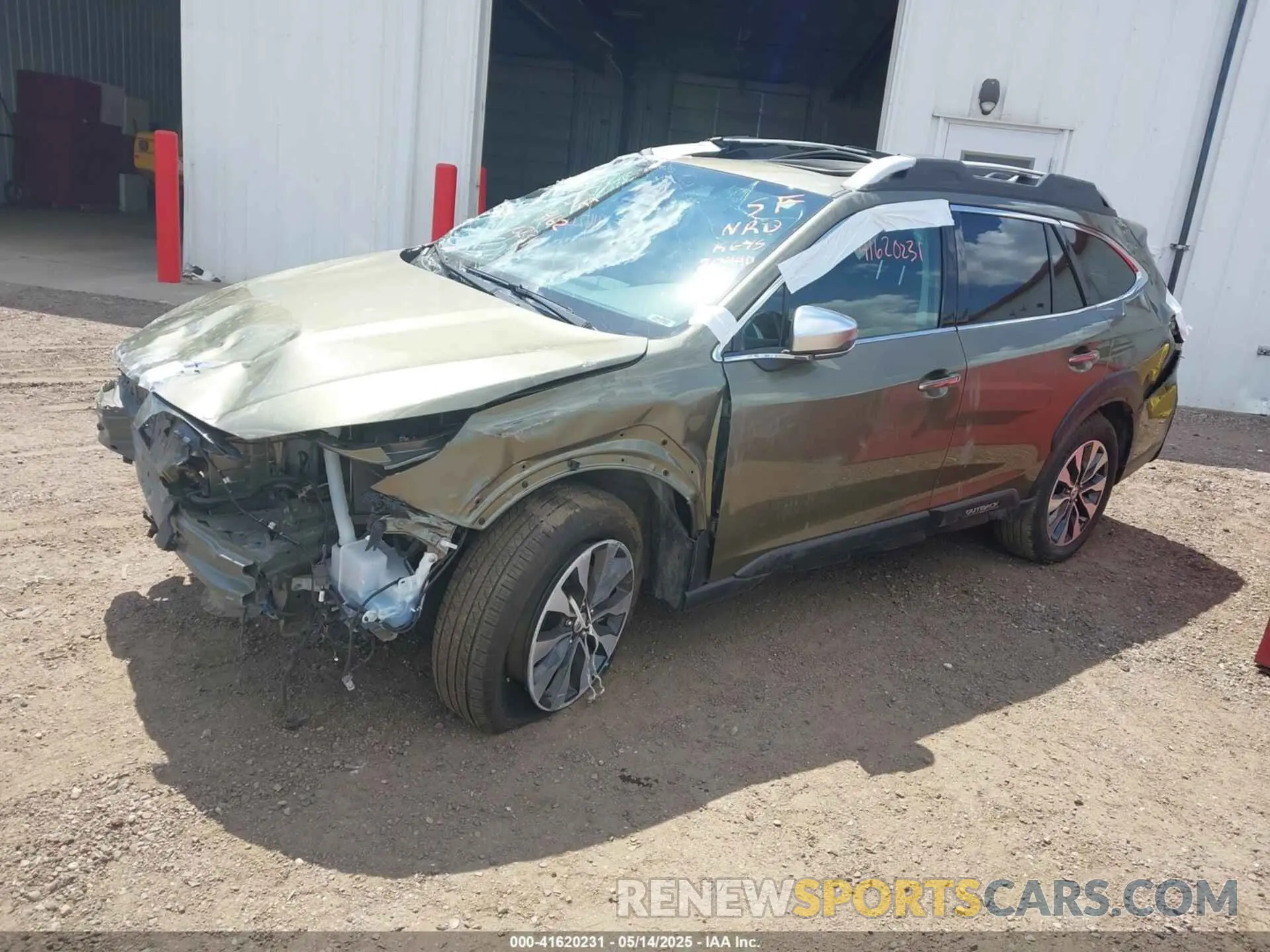 2 Photograph of a damaged car 4S4BTAPC1R3153841 SUBARU OUTBACK 2024
