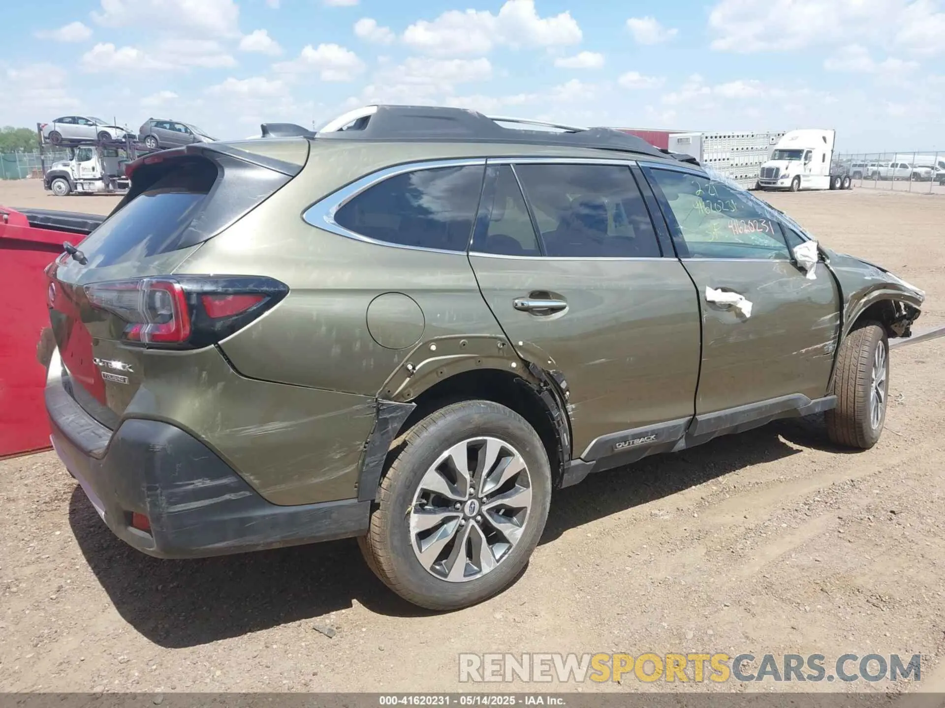 4 Photograph of a damaged car 4S4BTAPC1R3153841 SUBARU OUTBACK 2024