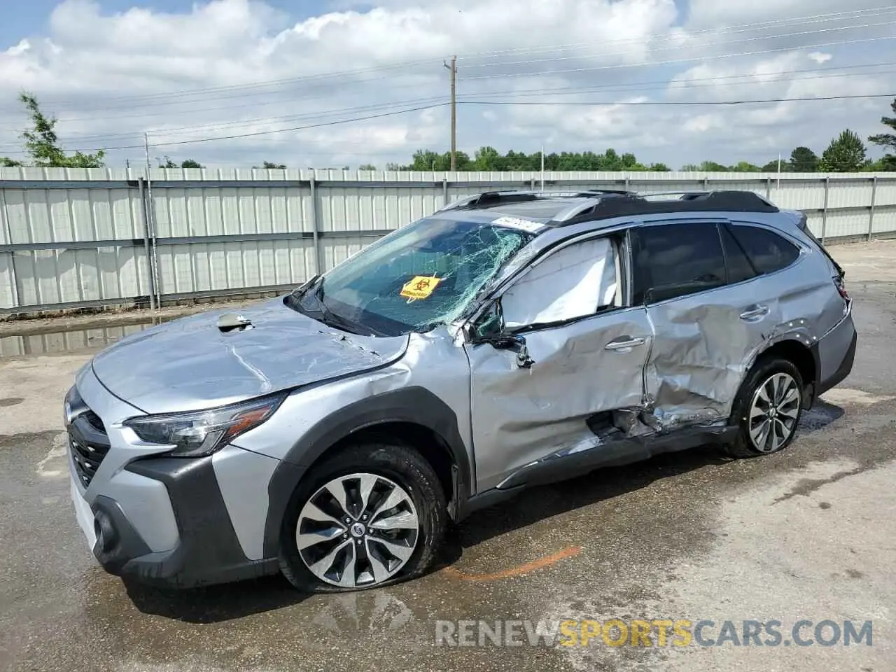1 Photograph of a damaged car 4S4BTAPC3R3295544 SUBARU OUTBACK 2024