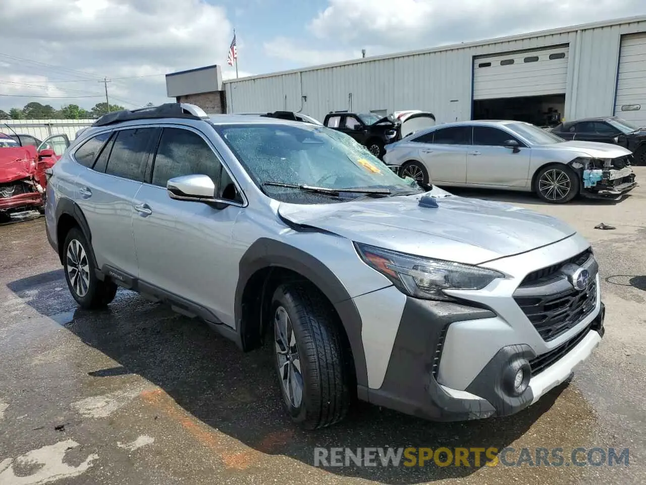 4 Photograph of a damaged car 4S4BTAPC3R3295544 SUBARU OUTBACK 2024