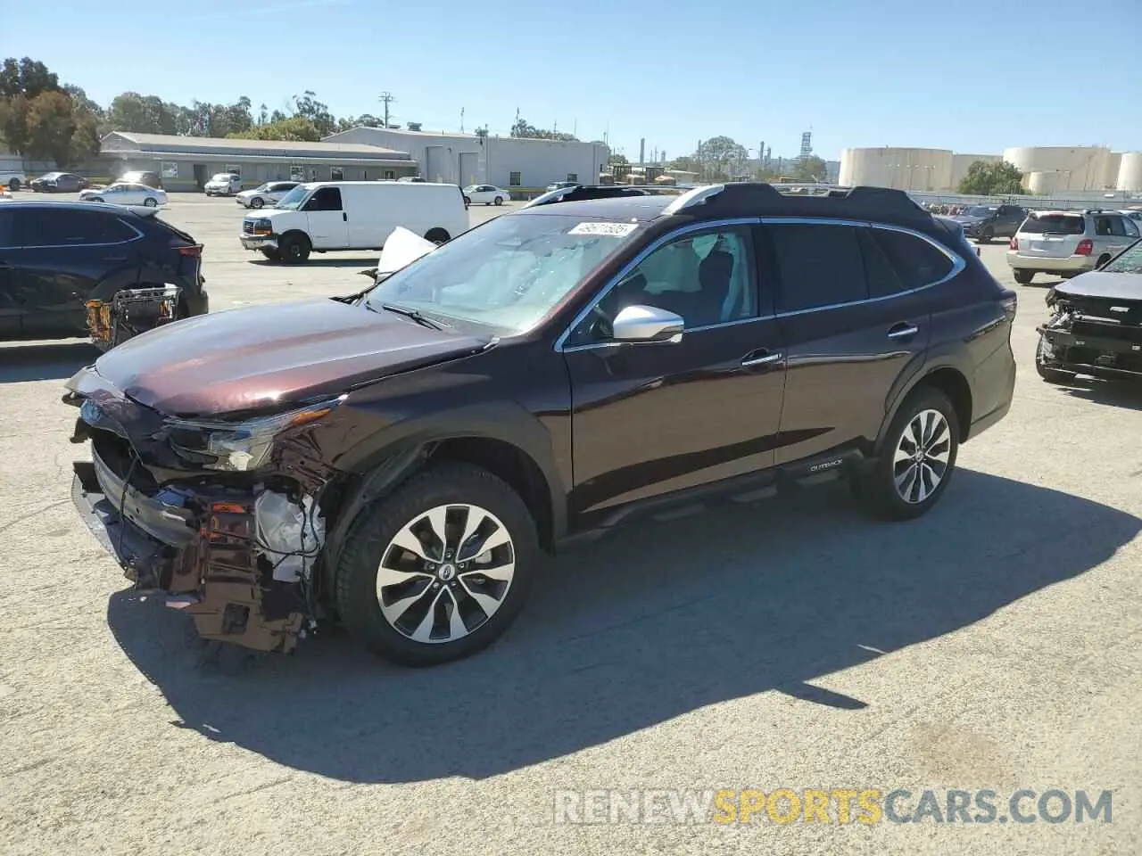 1 Photograph of a damaged car 4S4BTAPC6R3175236 SUBARU OUTBACK 2024