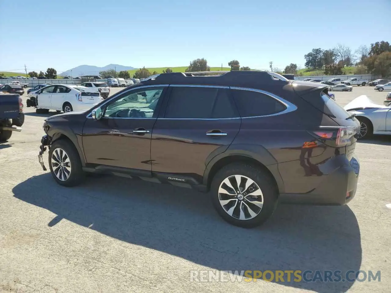 2 Photograph of a damaged car 4S4BTAPC6R3175236 SUBARU OUTBACK 2024