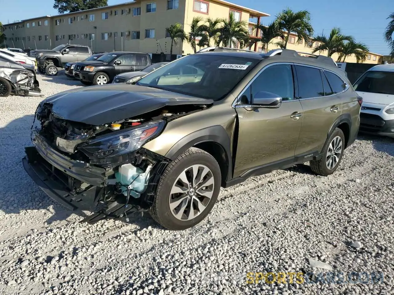 1 Photograph of a damaged car 4S4BTAPC6R3216772 SUBARU OUTBACK 2024