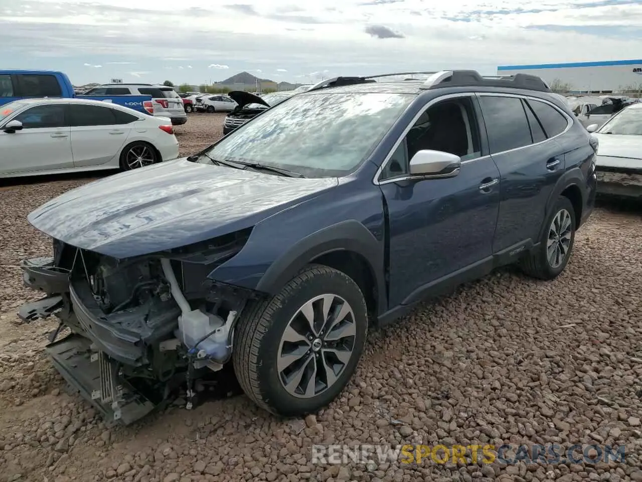 1 Photograph of a damaged car 4S4BTAPC8R3100196 SUBARU OUTBACK 2024
