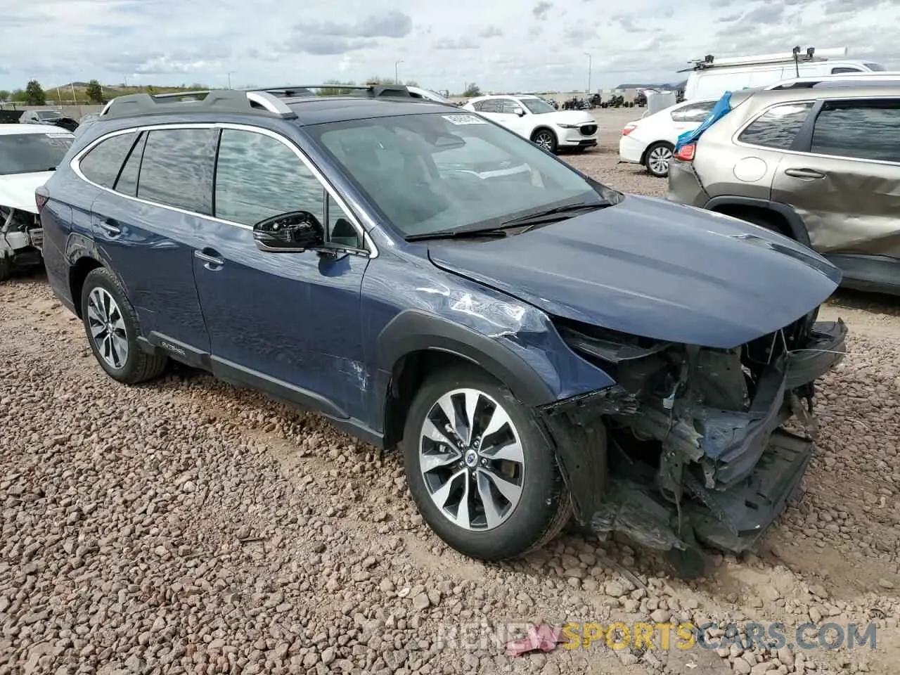 4 Photograph of a damaged car 4S4BTAPC8R3100196 SUBARU OUTBACK 2024