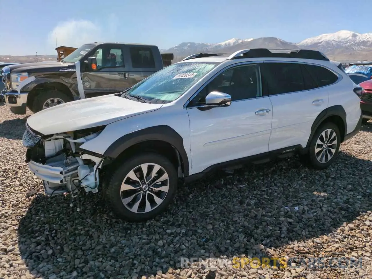 1 Photograph of a damaged car 4S4BTAPCXR3257650 SUBARU OUTBACK 2024