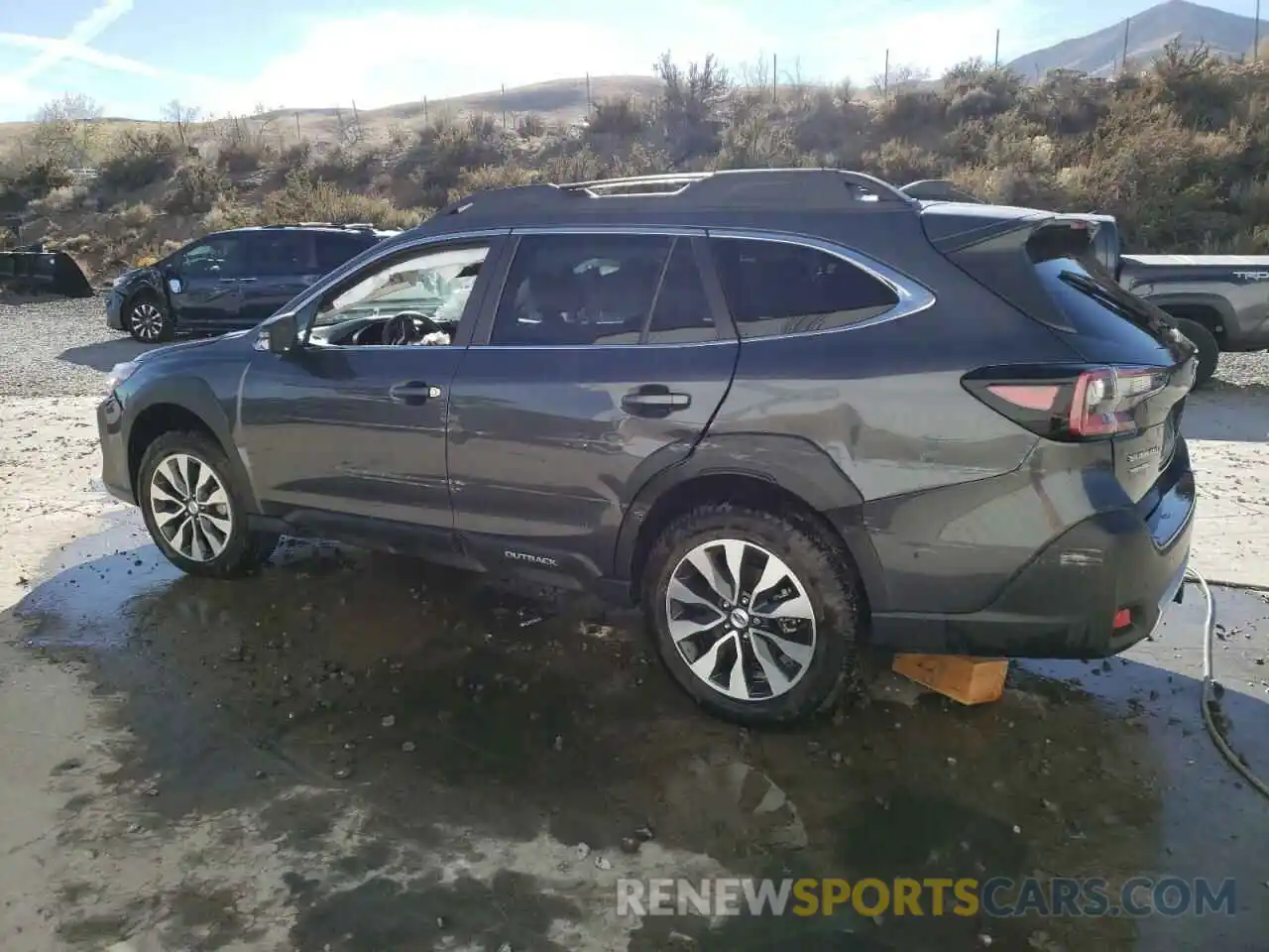 2 Photograph of a damaged car 4S4BTGND1R3180245 SUBARU OUTBACK 2024