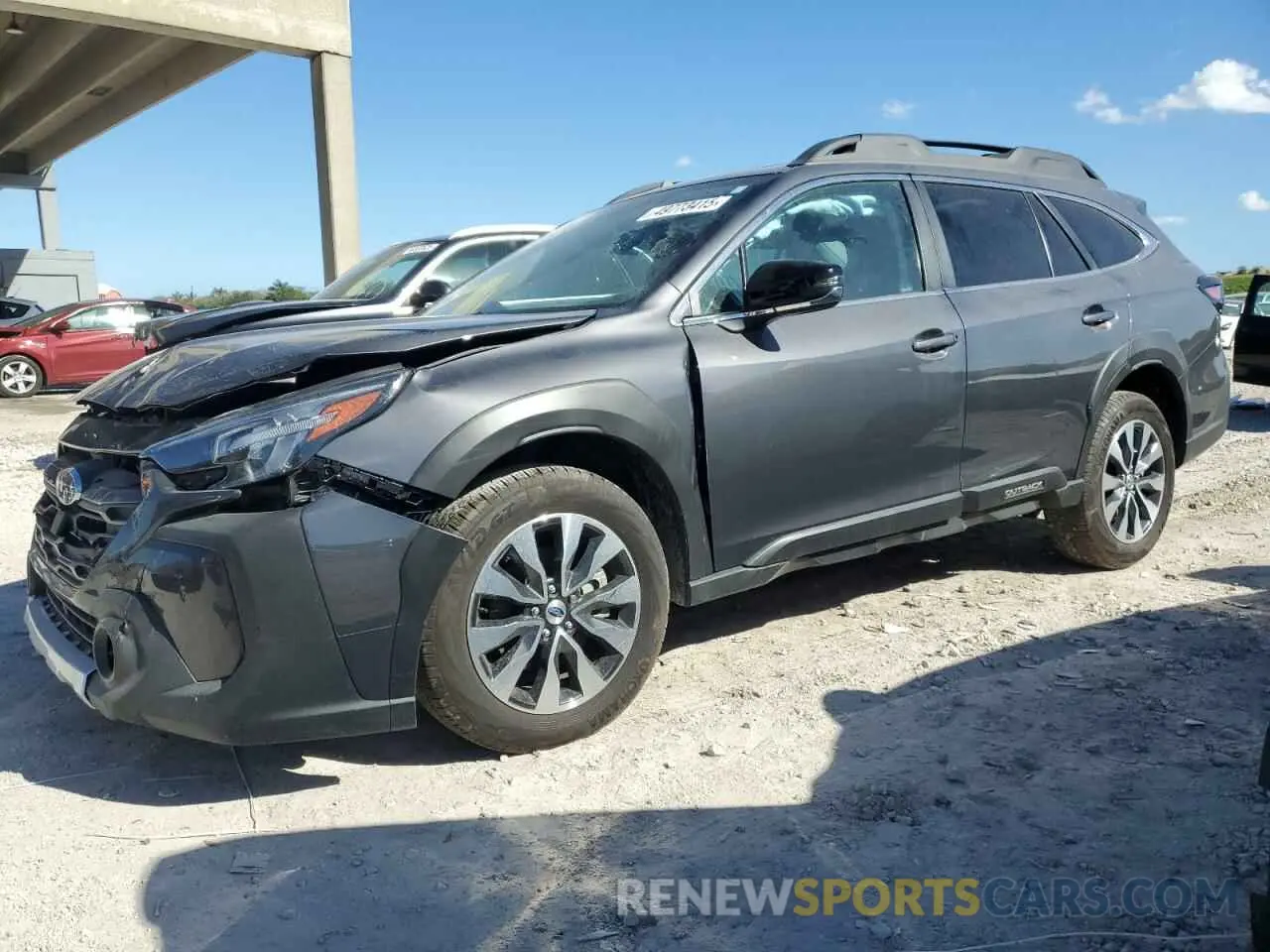 1 Photograph of a damaged car 4S4BTGND4R3162404 SUBARU OUTBACK 2024