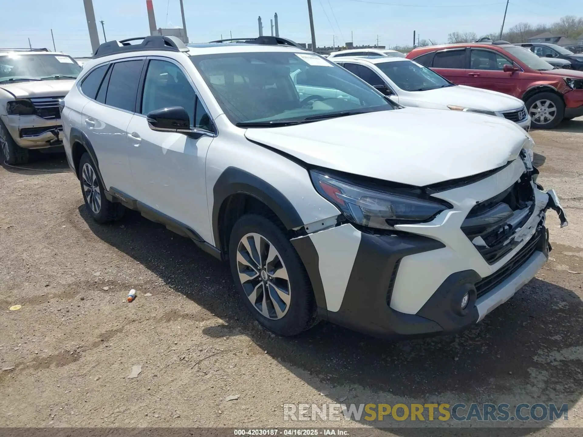 1 Photograph of a damaged car 4S4BTGND4R3184421 SUBARU OUTBACK 2024