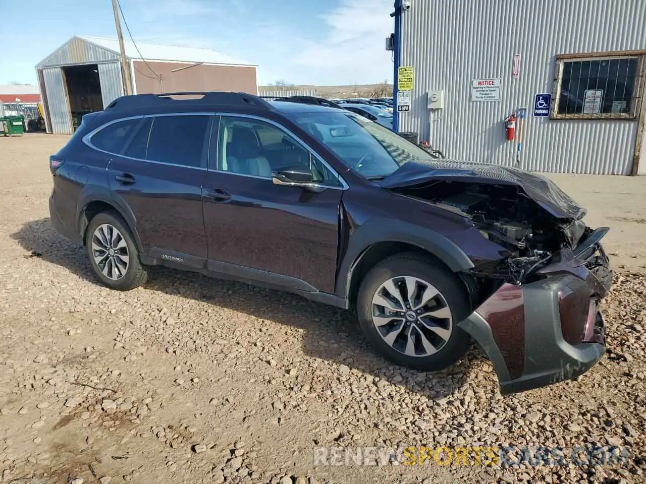 4 Photograph of a damaged car 4S4BTGND9R3260926 SUBARU OUTBACK 2024
