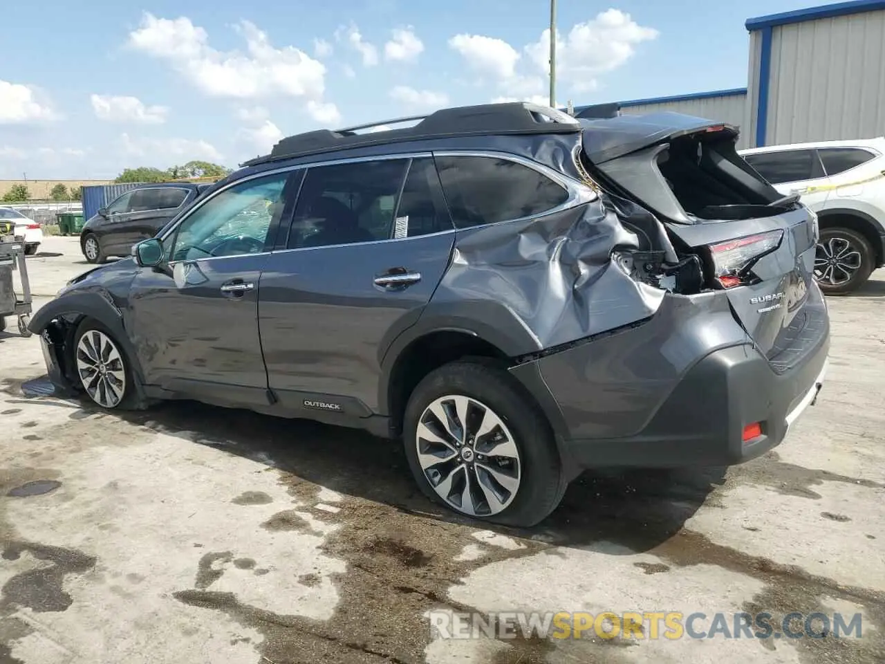 2 Photograph of a damaged car 4S4BTGPD0R3239072 SUBARU OUTBACK 2024