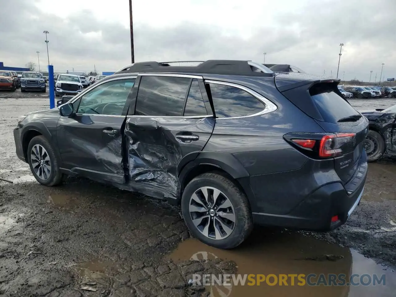2 Photograph of a damaged car 4S4BTGPD1R3173471 SUBARU OUTBACK 2024
