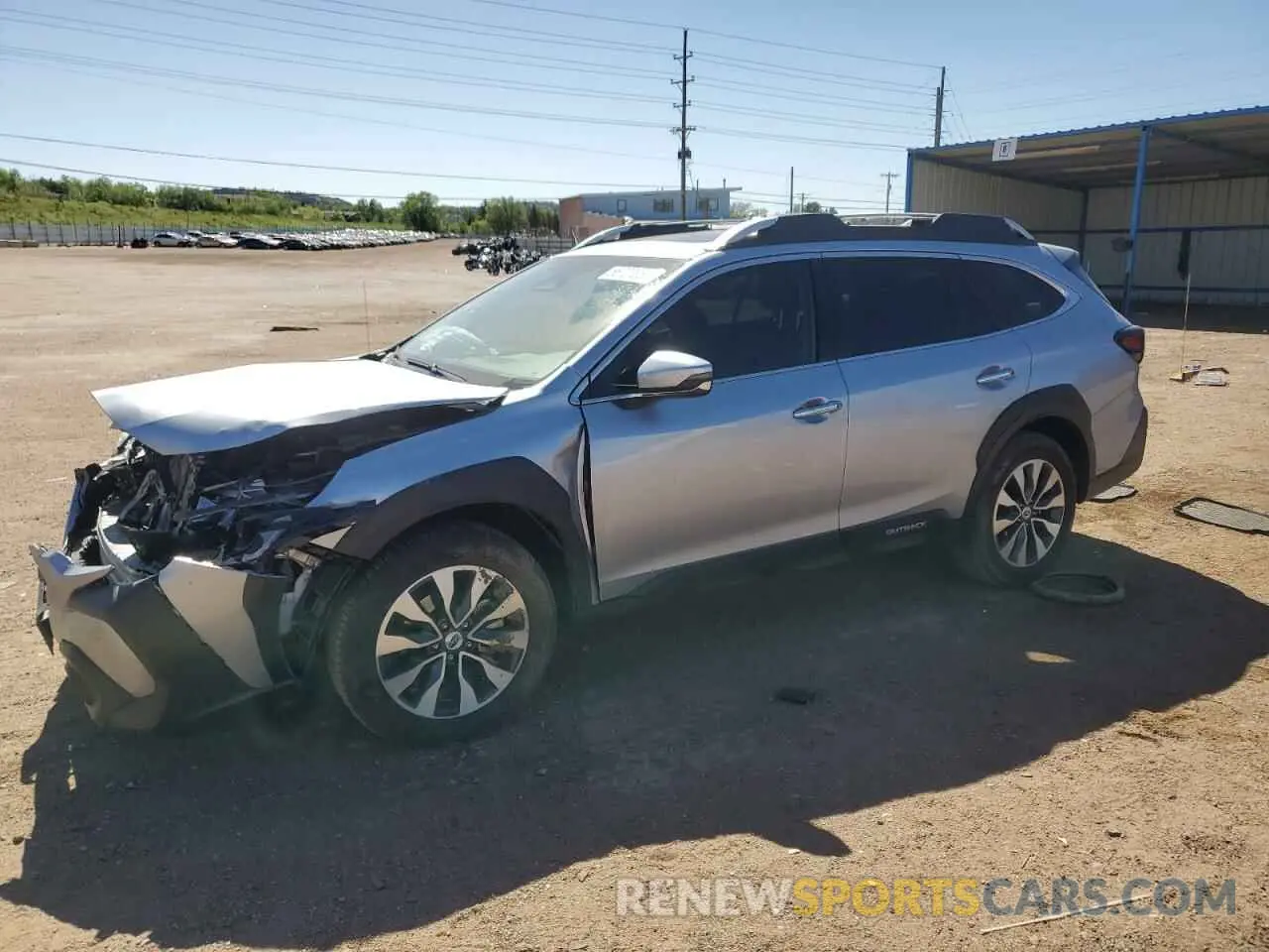 1 Photograph of a damaged car 4S4BTGPDXR3293818 SUBARU OUTBACK 2024