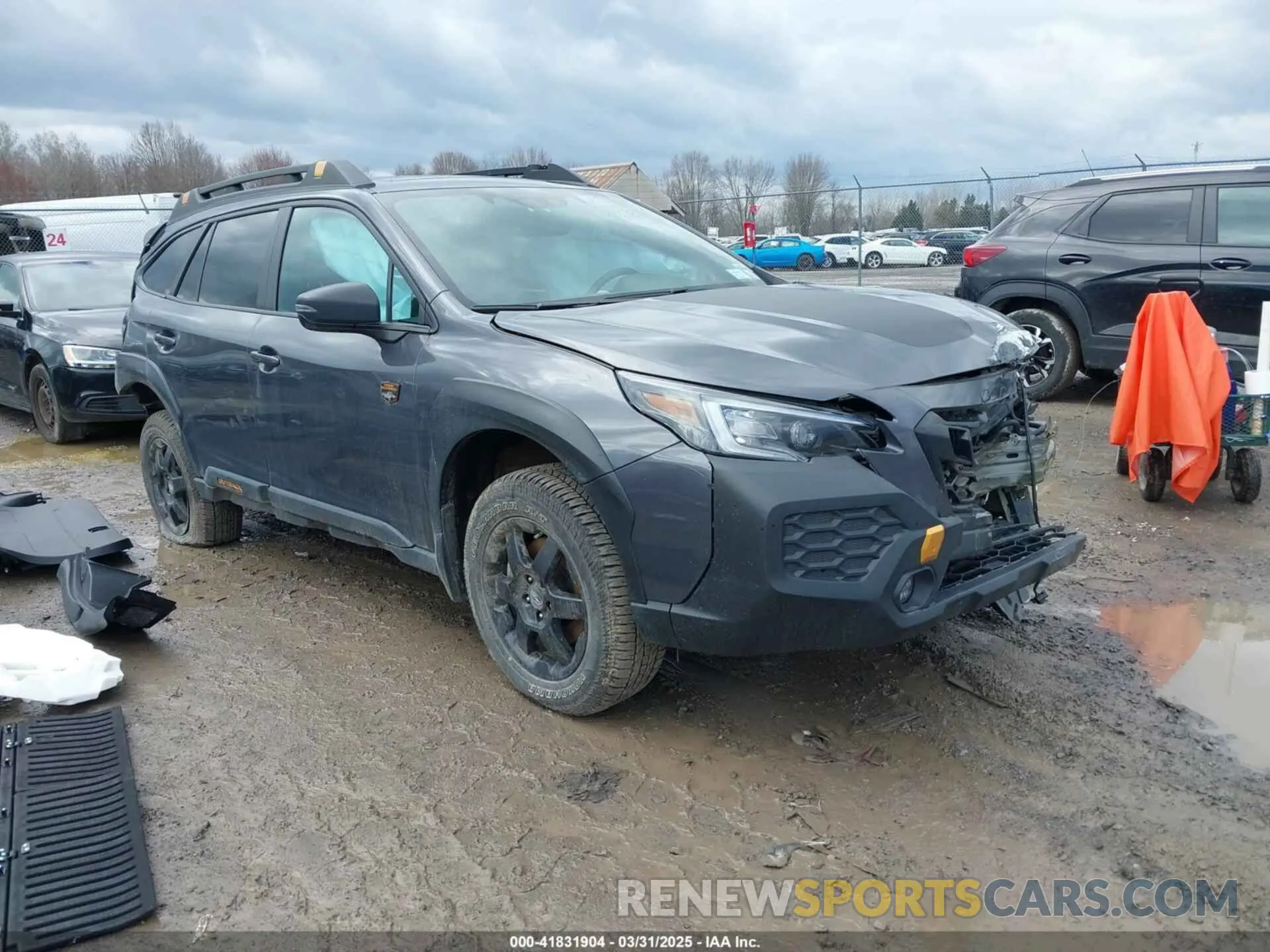 1 Photograph of a damaged car 4S4BTGUD4R3191273 SUBARU OUTBACK 2024