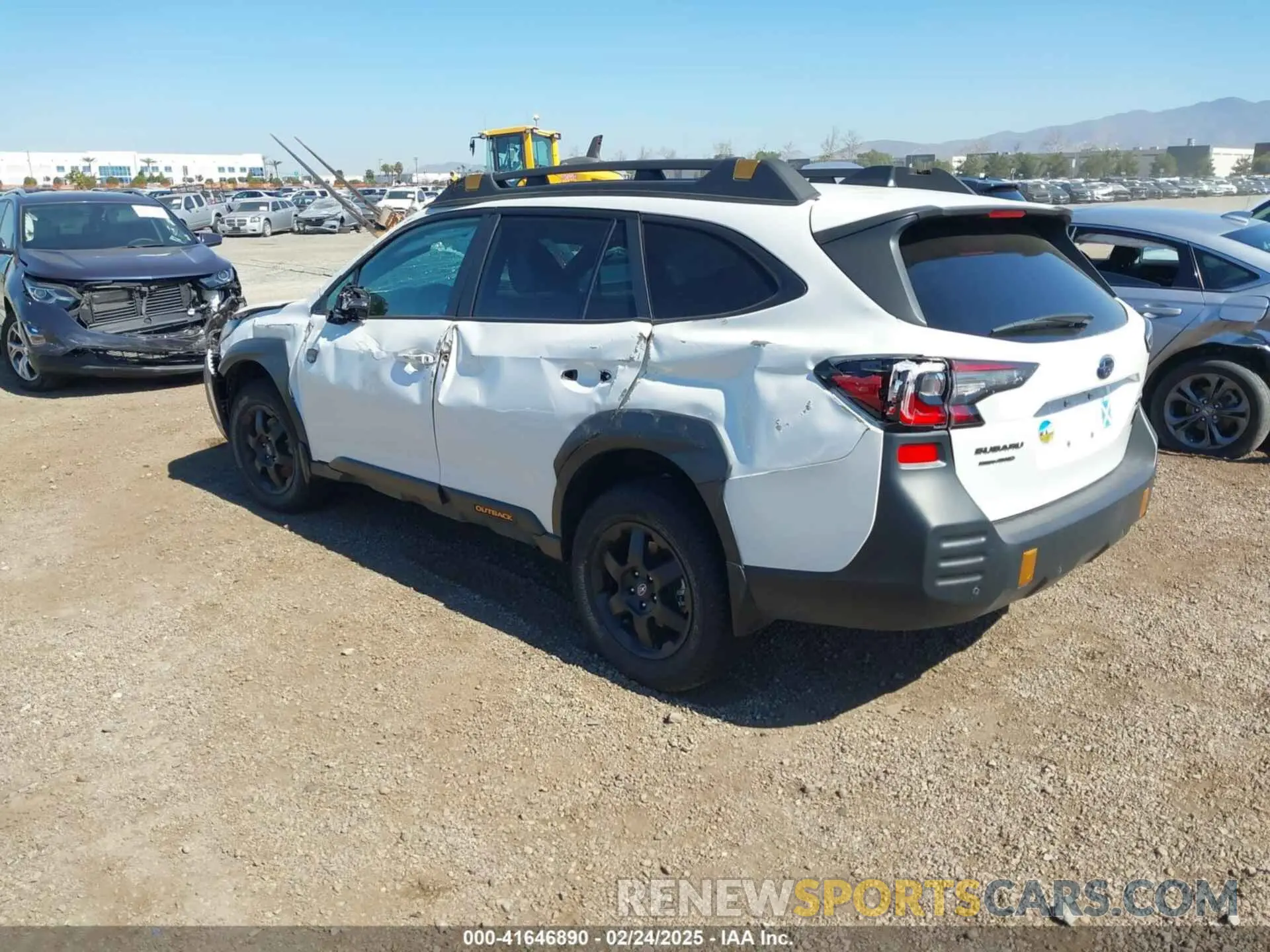 3 Photograph of a damaged car 4S4BTGUD5R3158878 SUBARU OUTBACK 2024