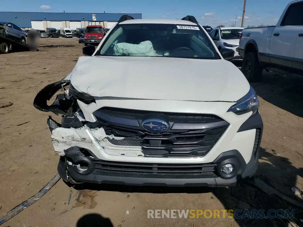 5 Photograph of a damaged car 4S4BTACC5S3108333 SUBARU OUTBACK 2025